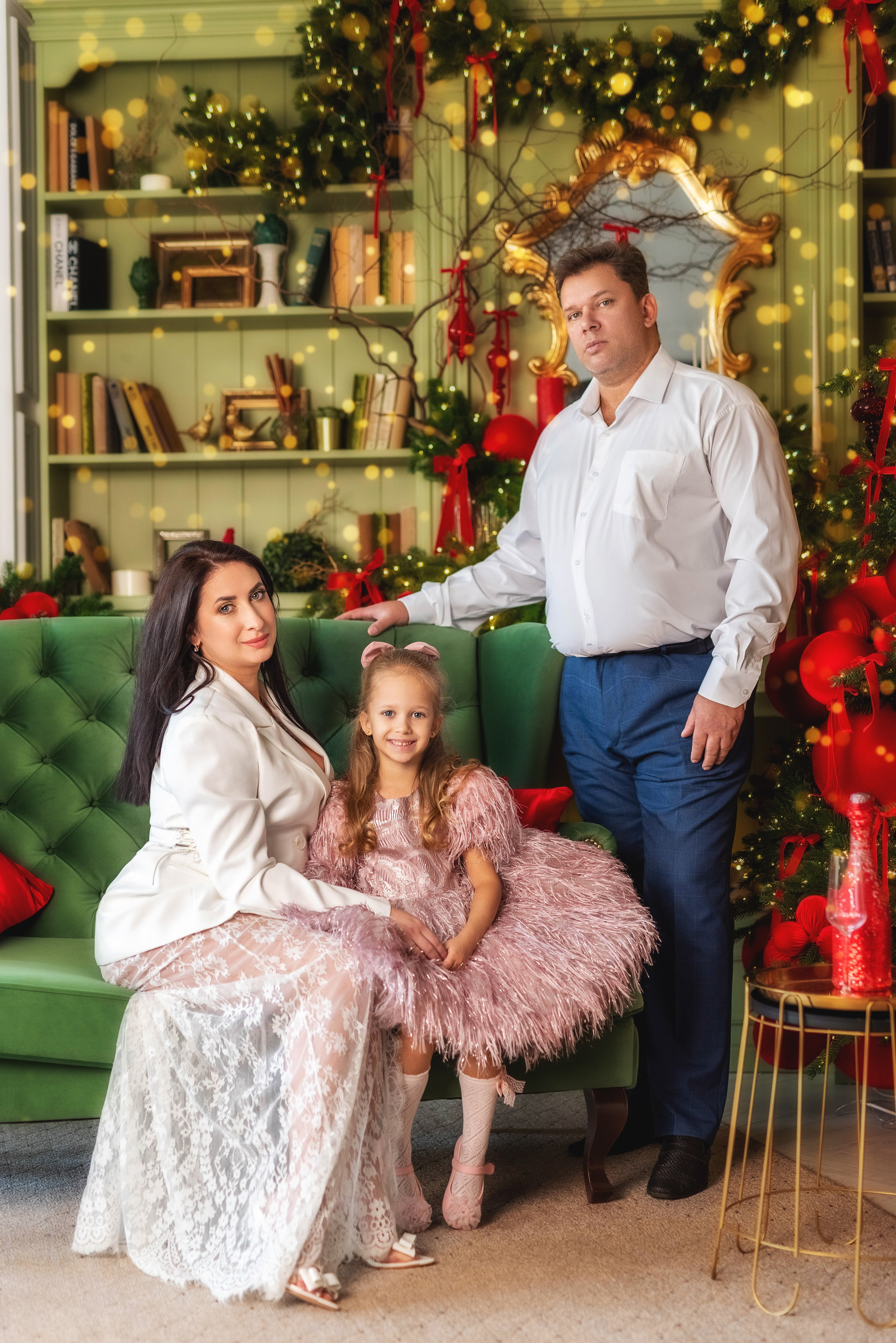 Новогодняя семейная фотосессия. Семейный, детский фотограф в Воронеже Анна Никитина