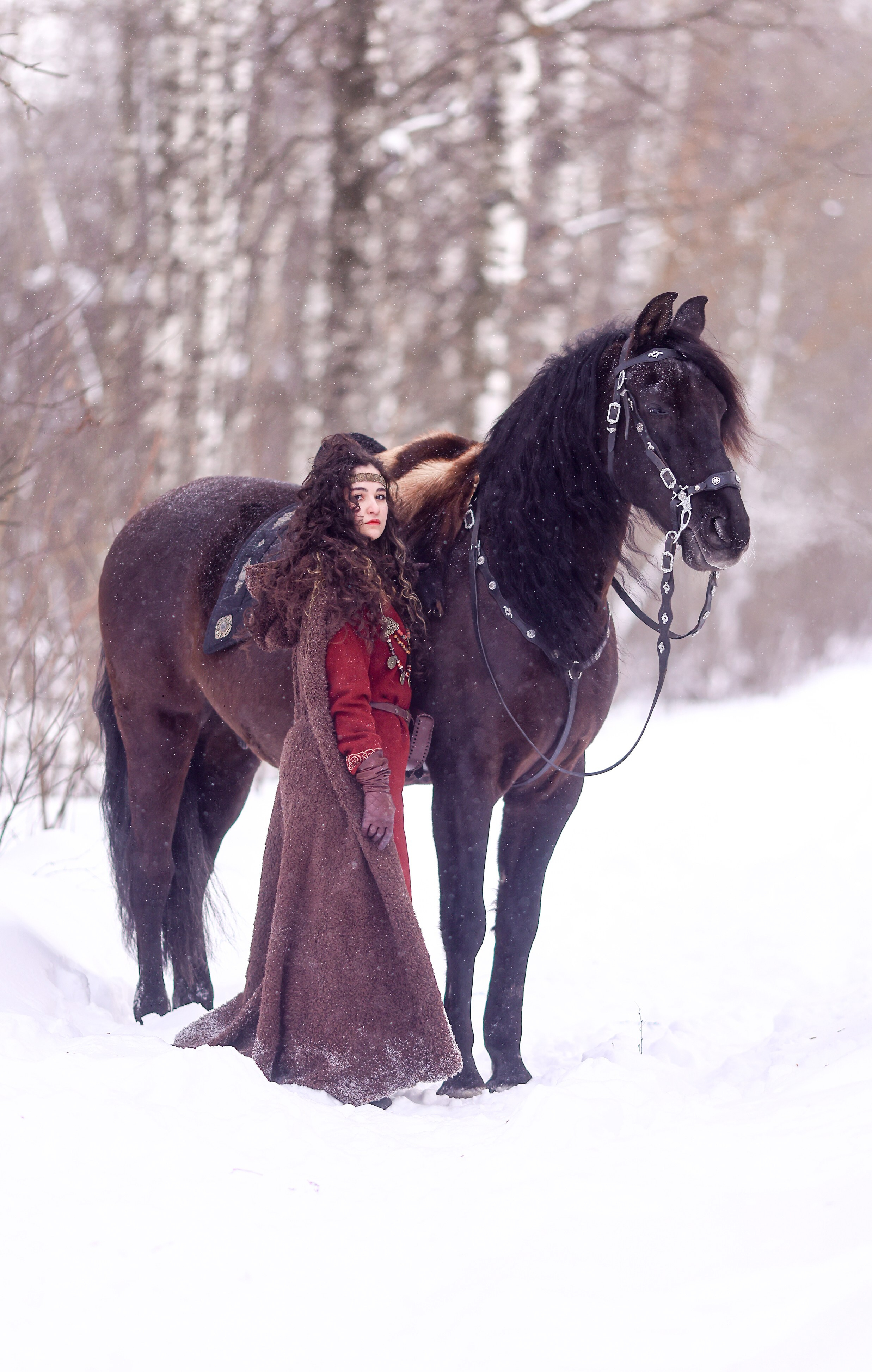 Фотосессия с лошадью в стиле викингов. Фотосессии с лошадьми