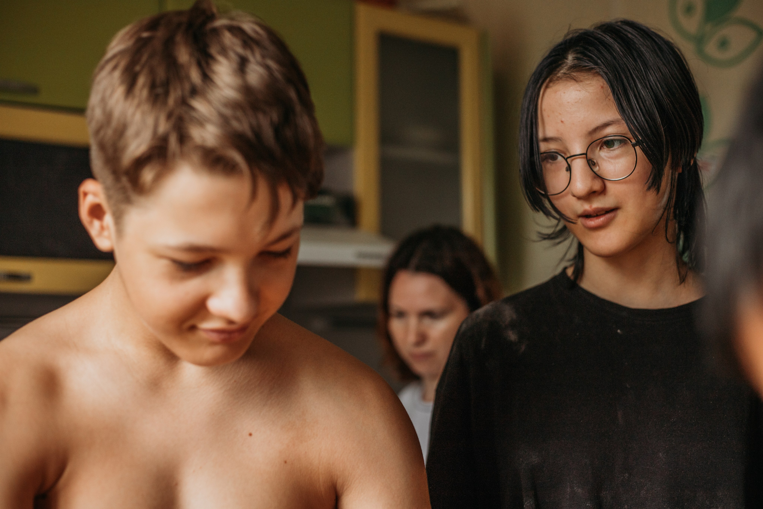 Домашняя фотосессия моей семьи. Венера Гайн. Репортажный фотограф  Тюмень. Обучение фотографии с 0