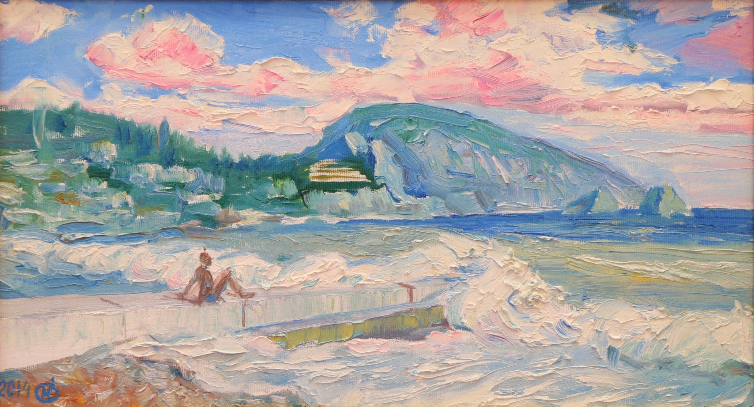 Морские пейзажи. Продажа картин маслом на холсте в г. Ялта