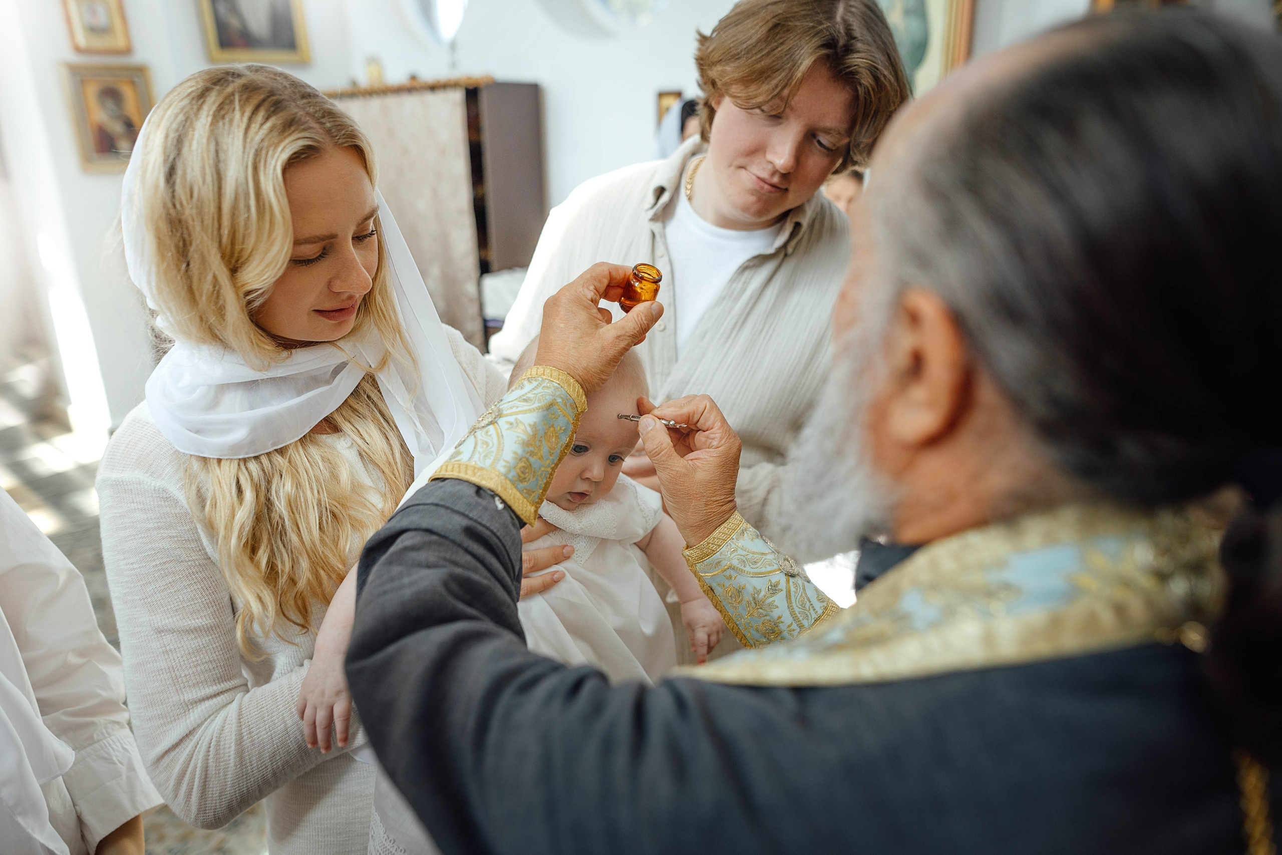 Крещение Мишель, гп. Ивенец, храм Ефросинии Полоцкой, август 2025