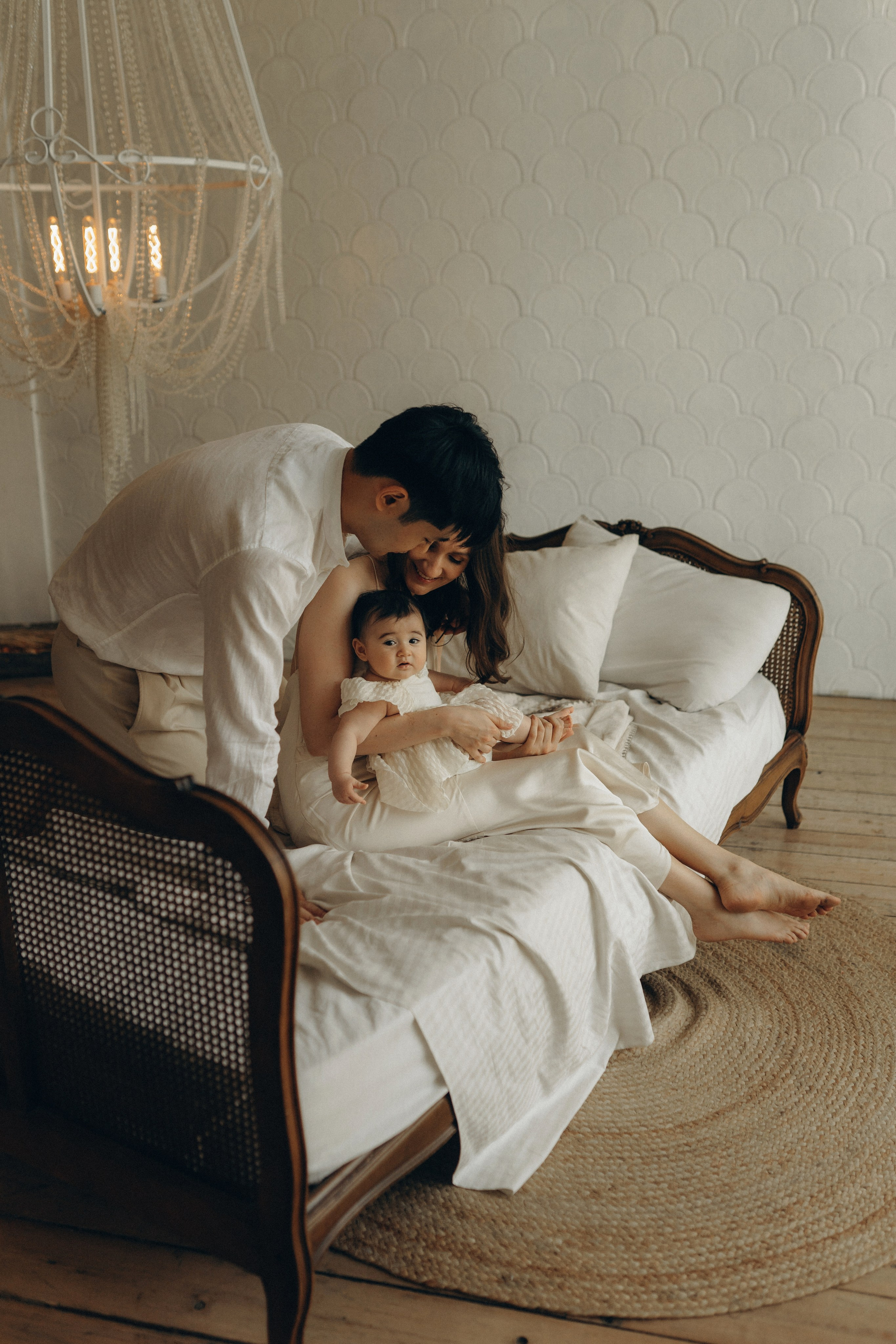 Малышка Нина и родители. Семейный lifestyle фотограф в Москве Рената Рафикова