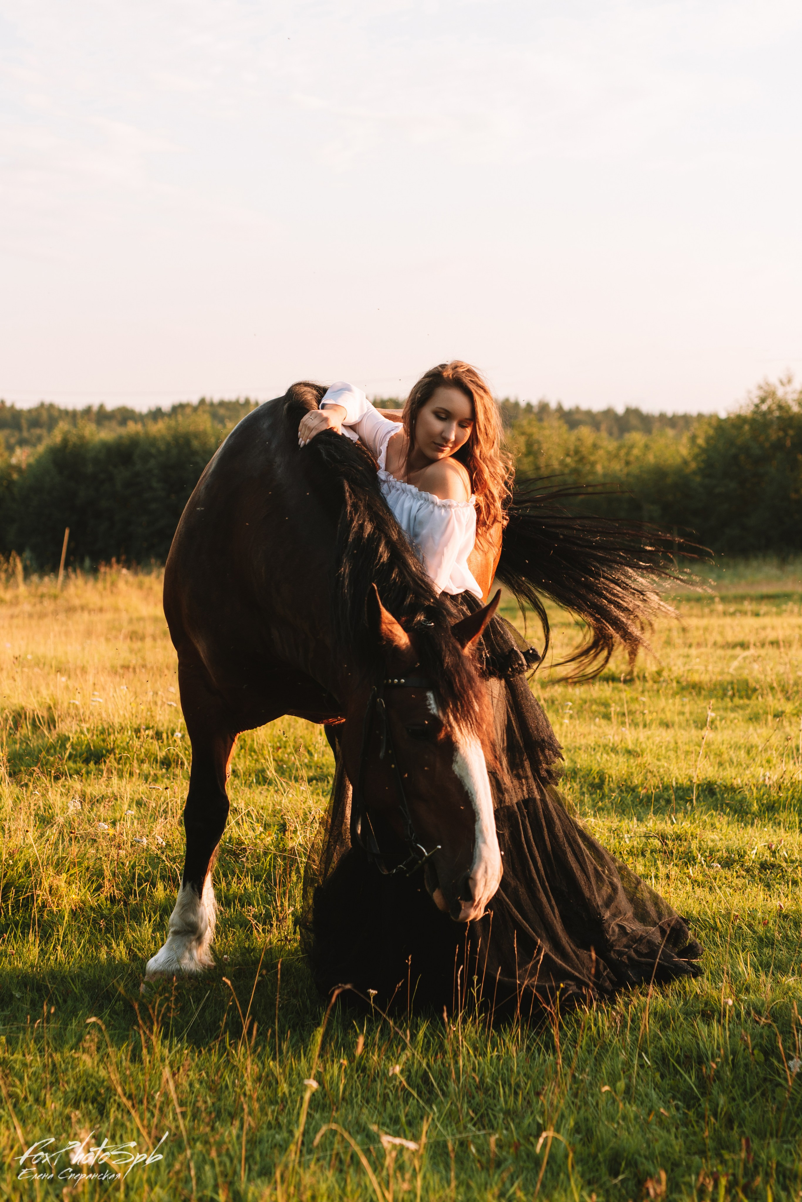 С лошадками. Фотограф в Санкт-Петербурге и Ленинградской области