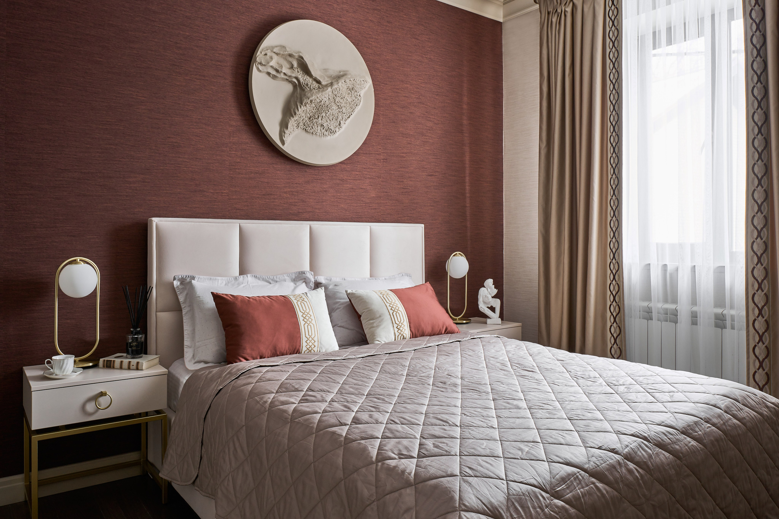 Спальня из проекта Ирины Кумсковой. Бояршинов Антон Интерьерный фотограф/видеограф Москва