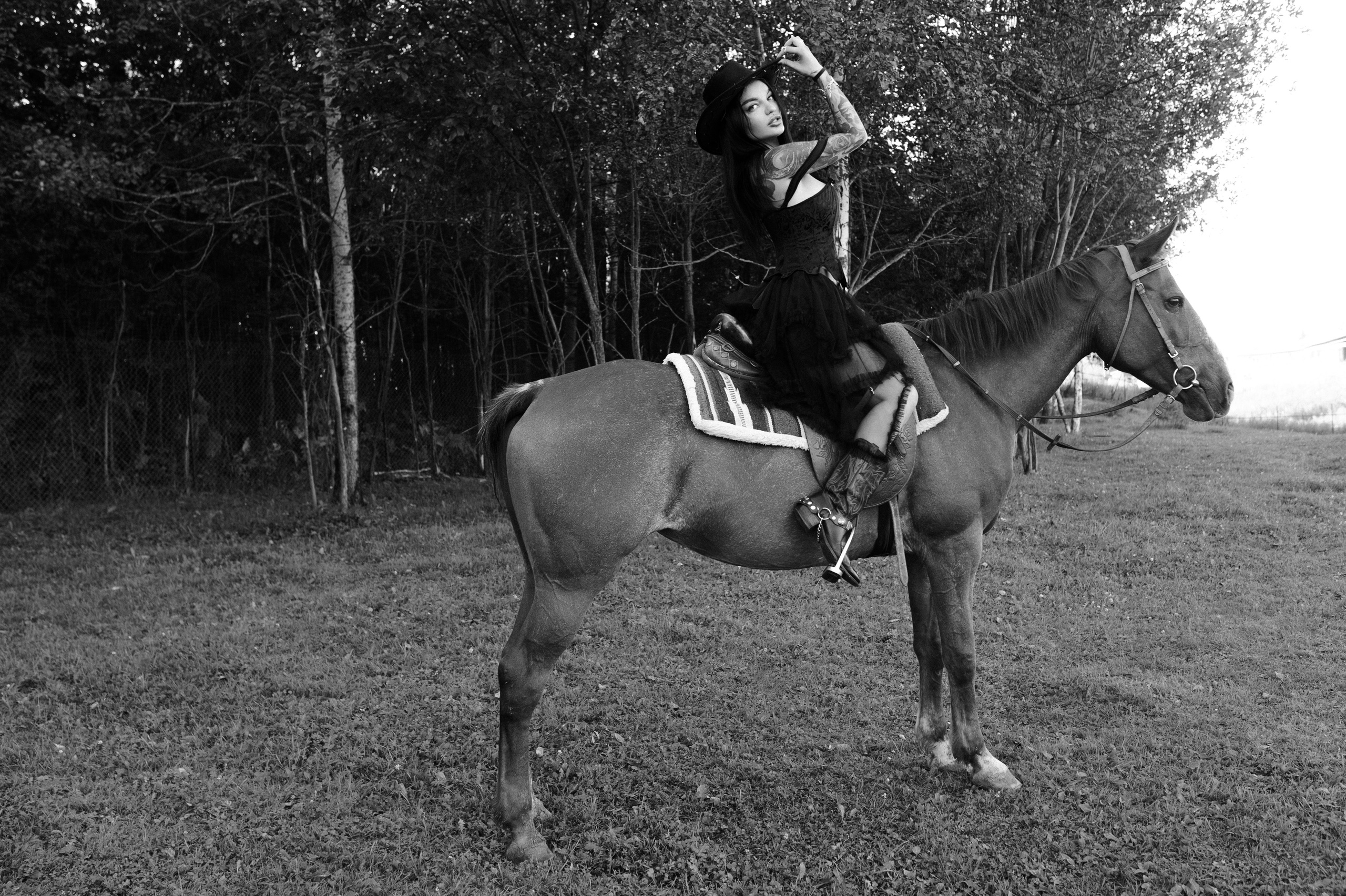 Фотосессия на ранчо. Александр Mr.Brass — фотографирую женский портрет в Москве