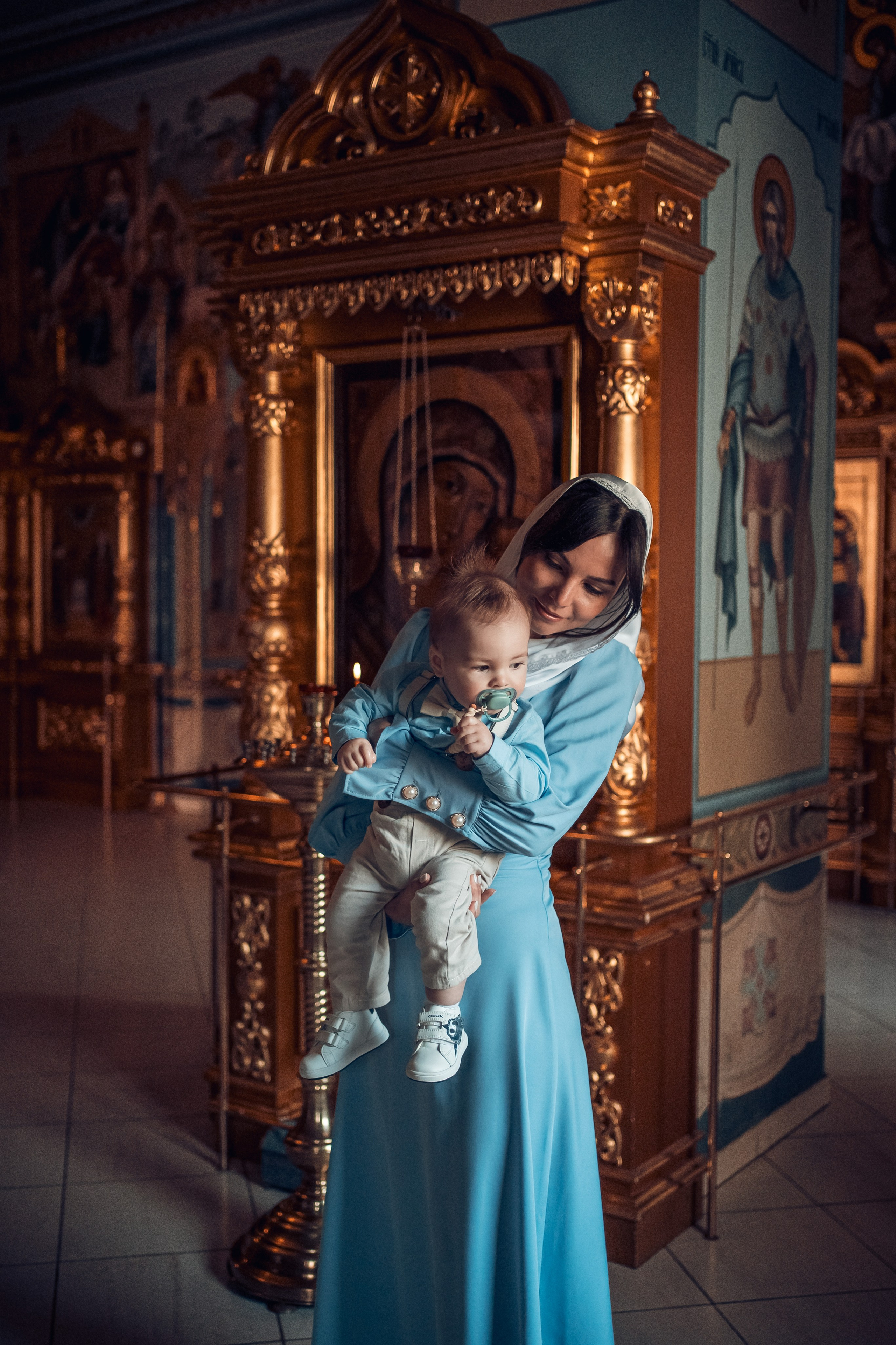 Крещение Михаила, Свято-Троицкий кафедральный собор, г. Саратов. Семейный фотограф в Саратове