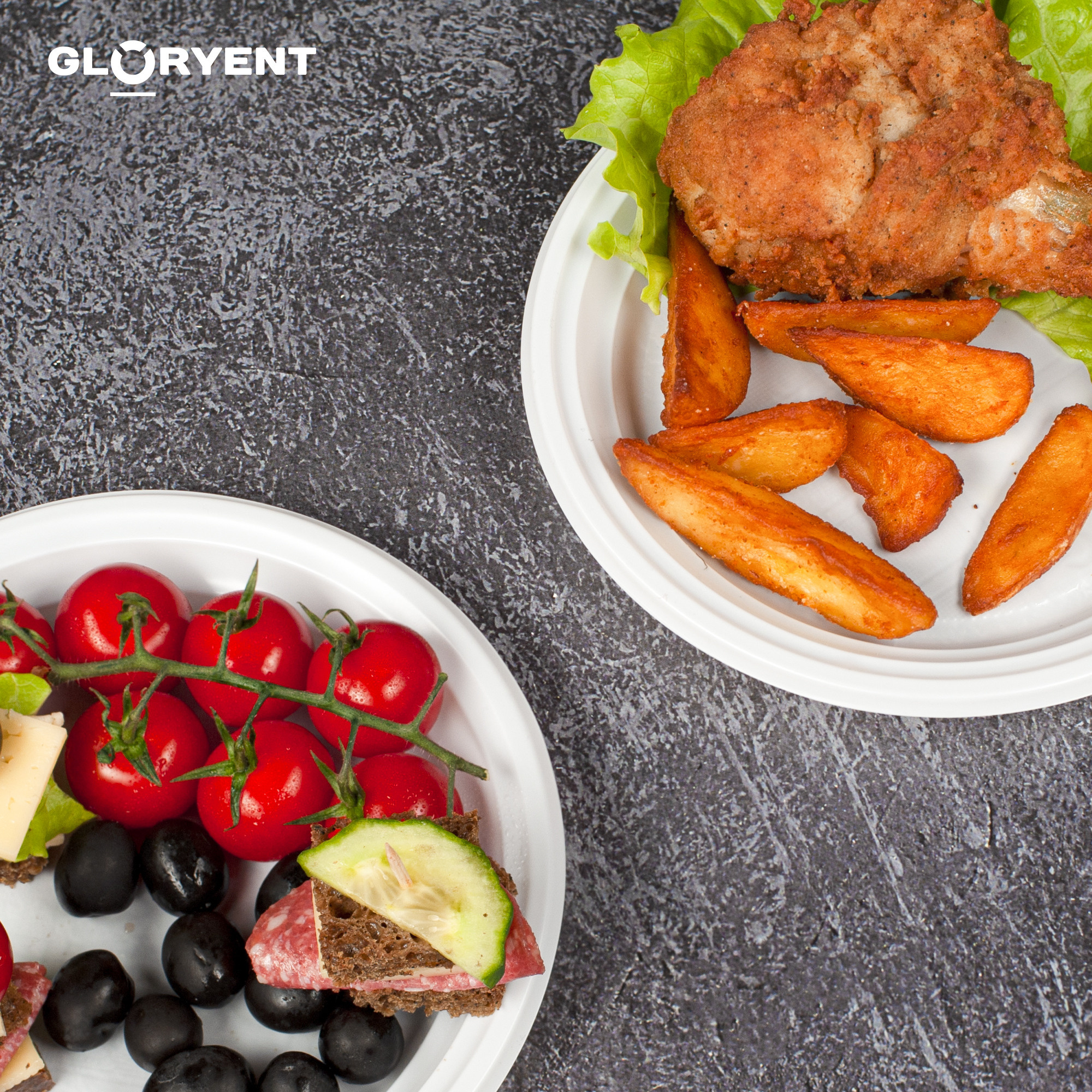 Предметная съёмка одноразовых тарелок. Рекламный фотограф в Санкт-Петербурге Петр Дорошенко