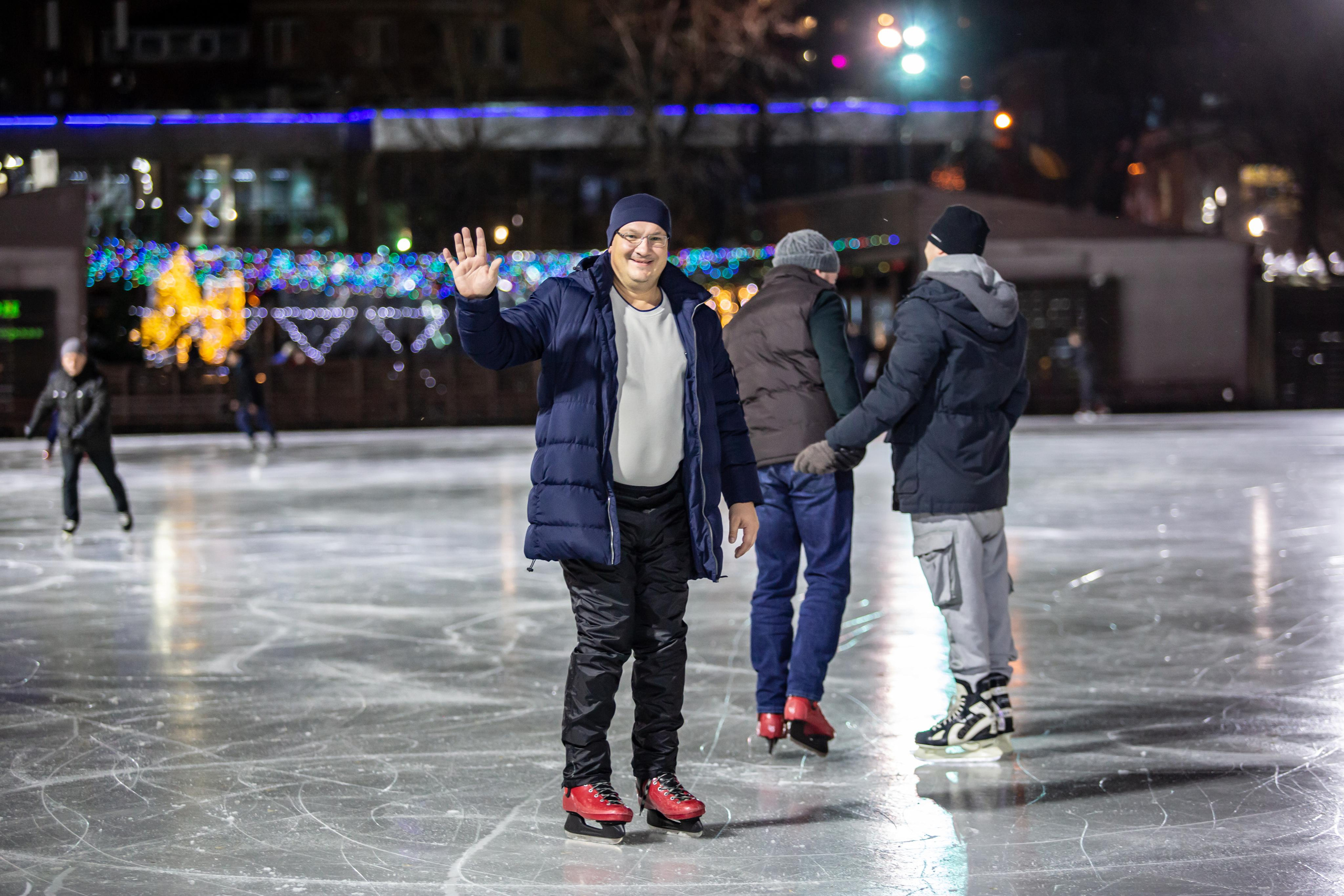 Тимбилдинг на катке. Фотограф Сонкина Татьяна