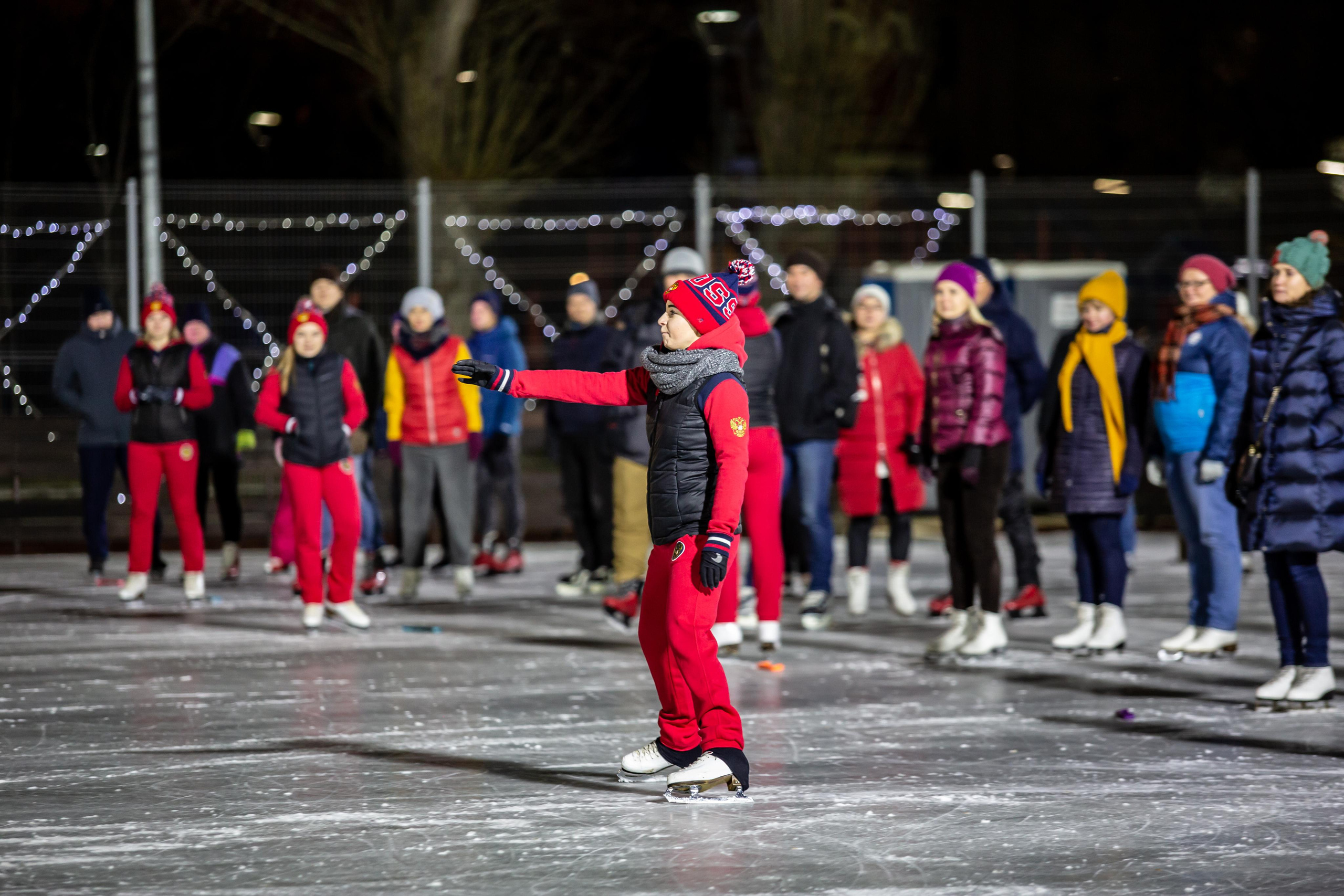 Тимбилдинг на катке. Фотограф Сонкина Татьяна