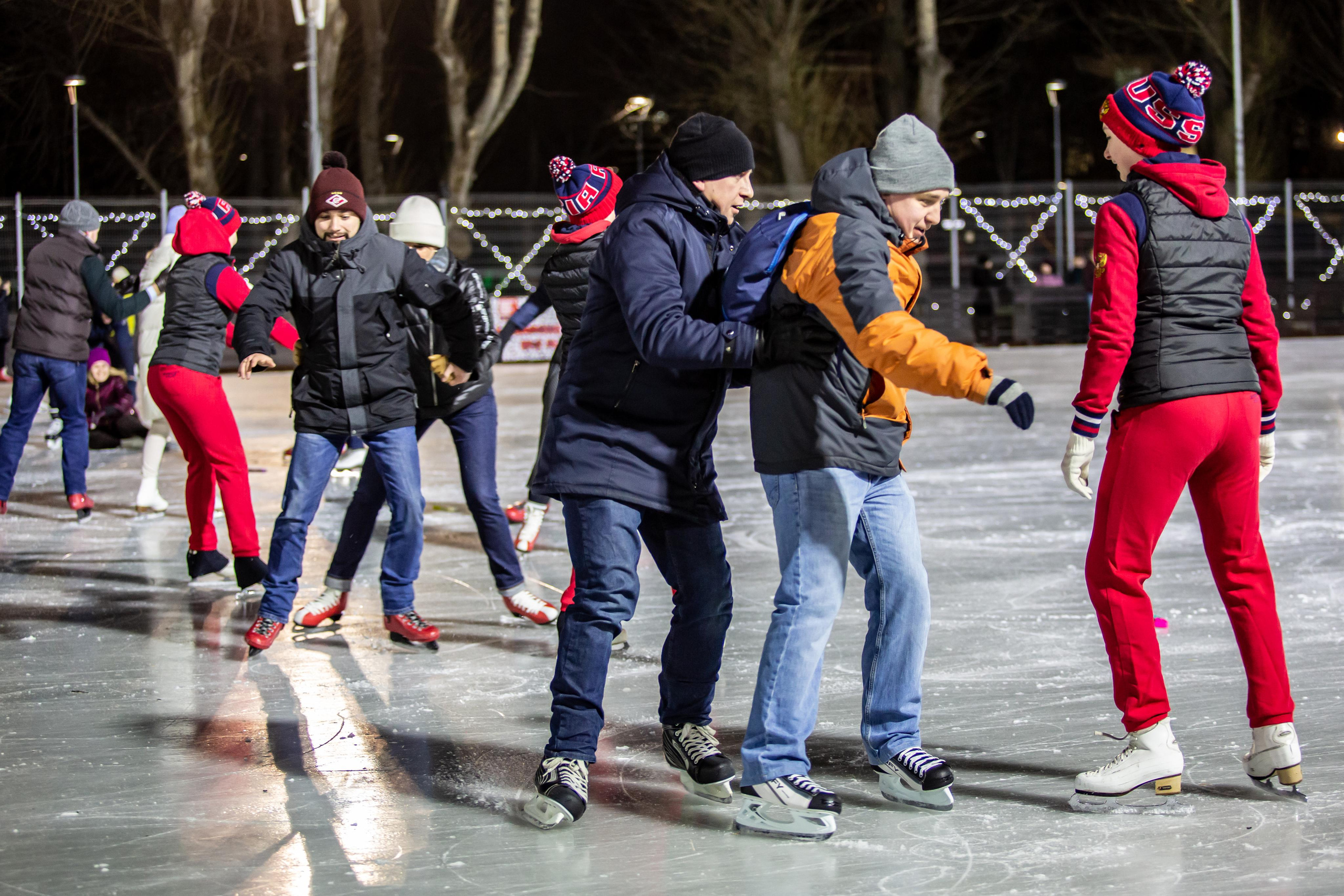 Тимбилдинг на катке. Фотограф Сонкина Татьяна