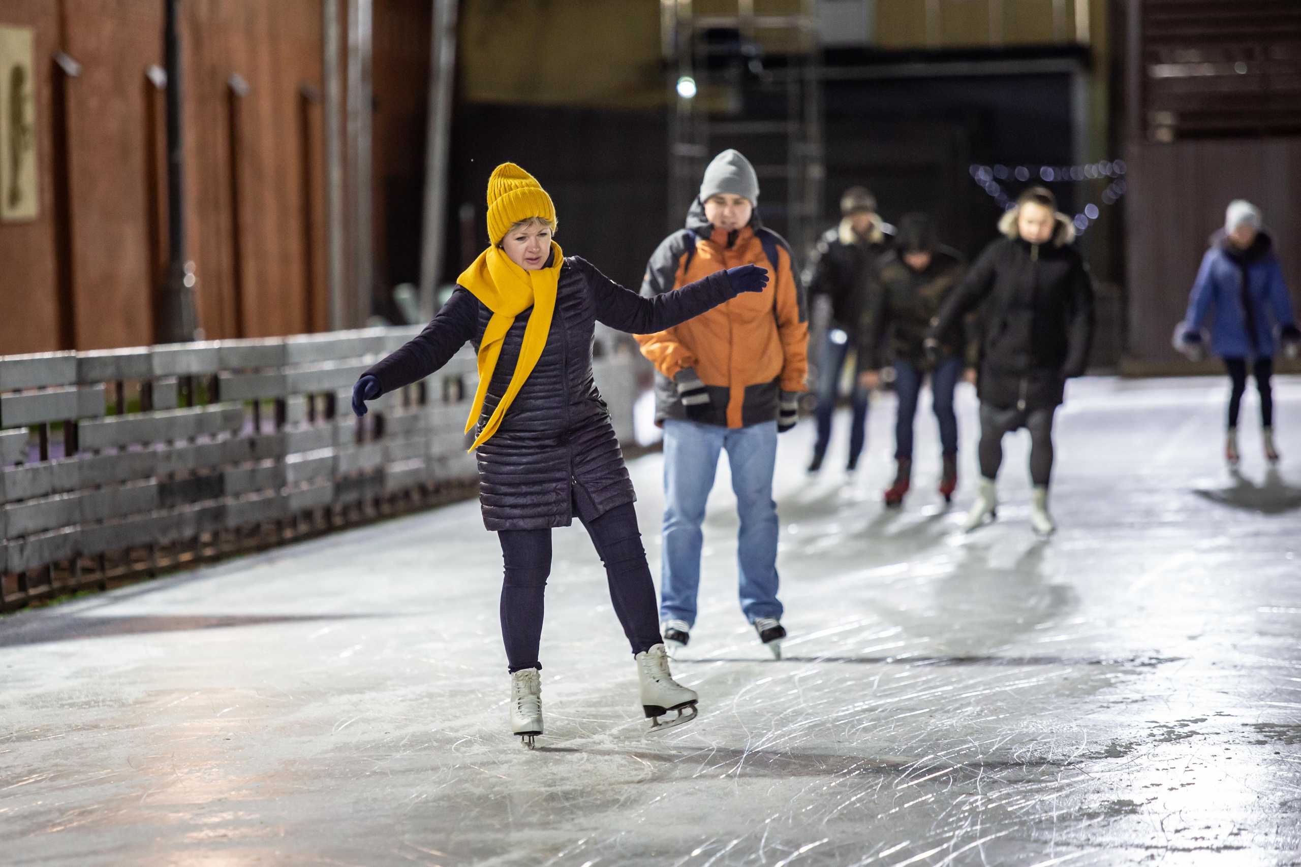 Тимбилдинг на катке. Фотограф Сонкина Татьяна