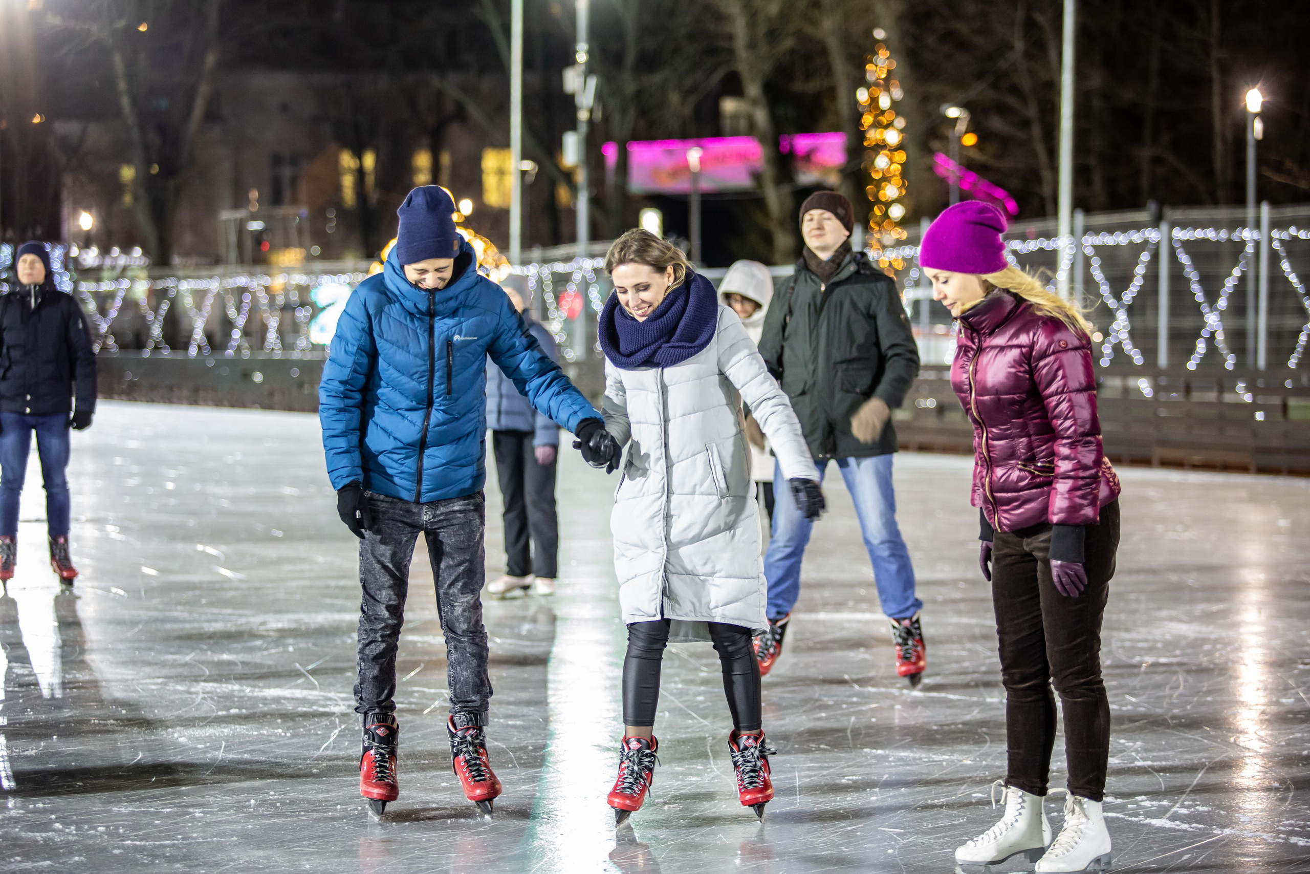 Тимбилдинг на катке. Фотограф Сонкина Татьяна