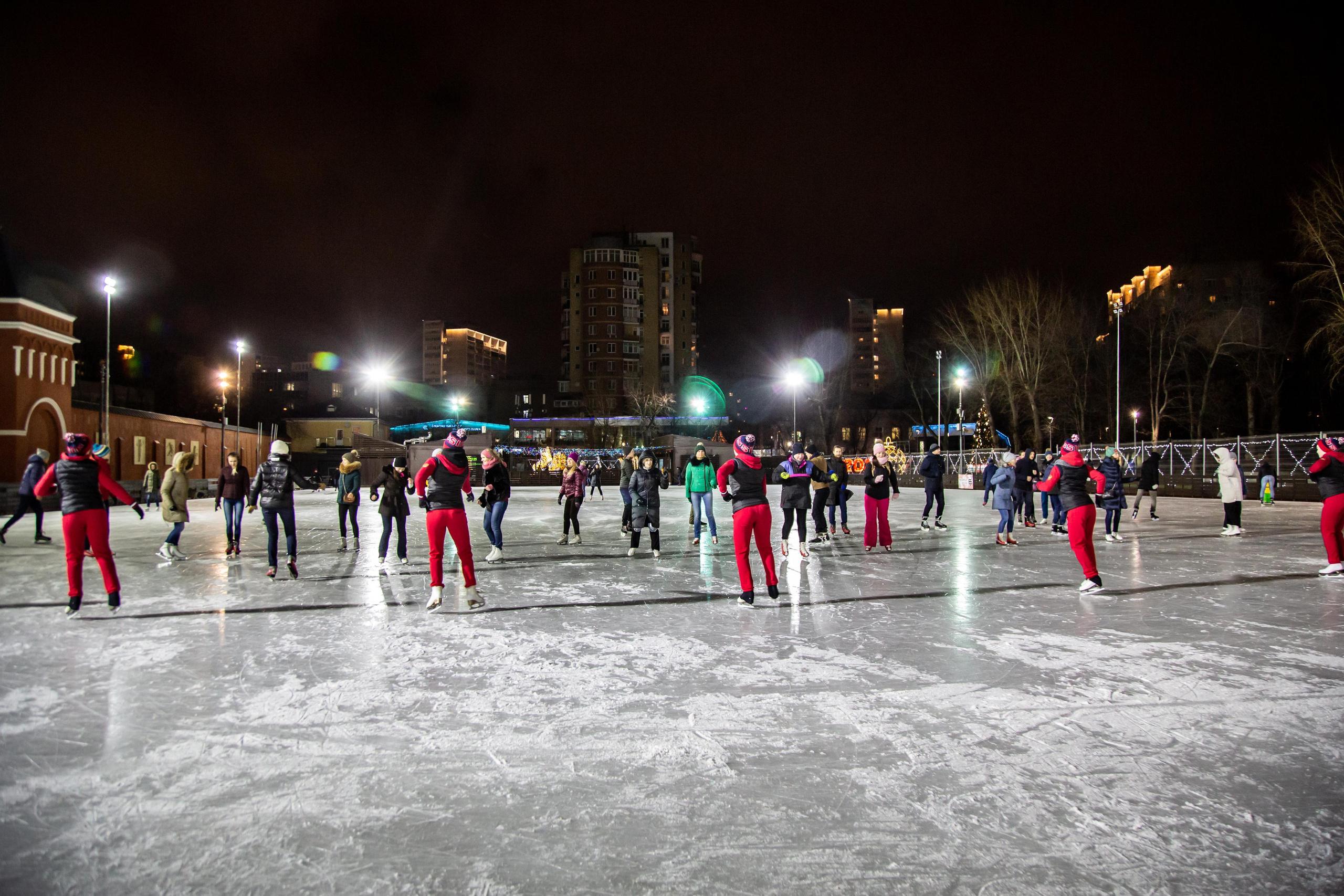 Тимбилдинг на катке. Фотограф Сонкина Татьяна