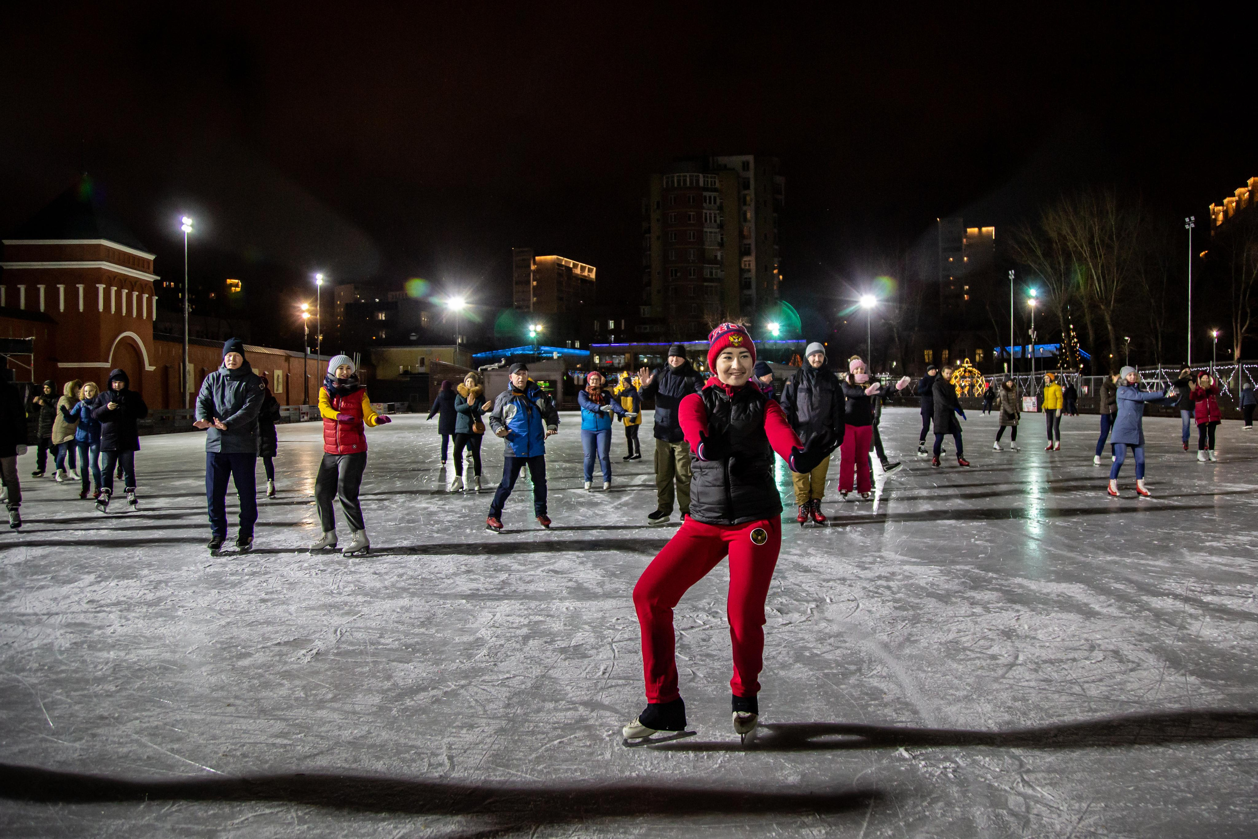 Тимбилдинг на катке. Фотограф Сонкина Татьяна