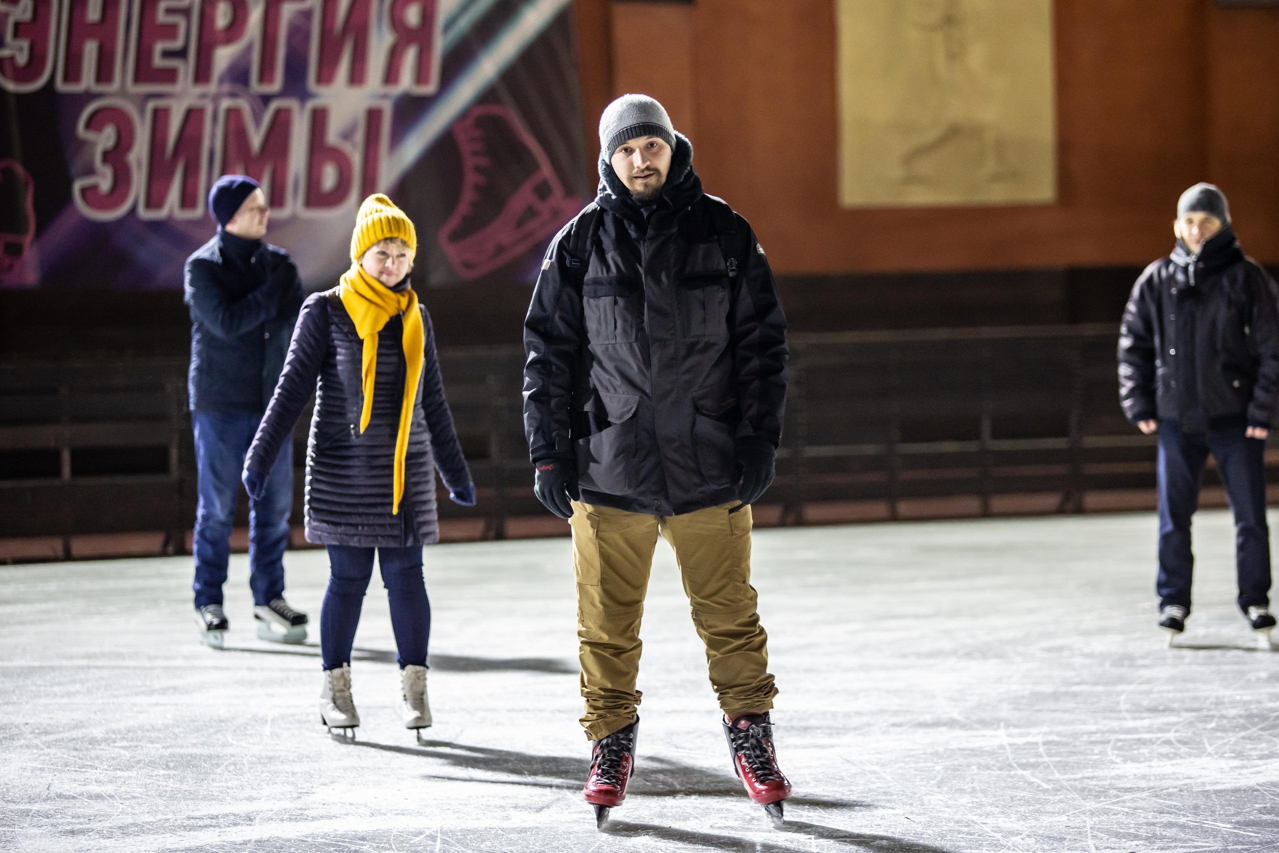 Тимбилдинг на катке. Фотограф Сонкина Татьяна