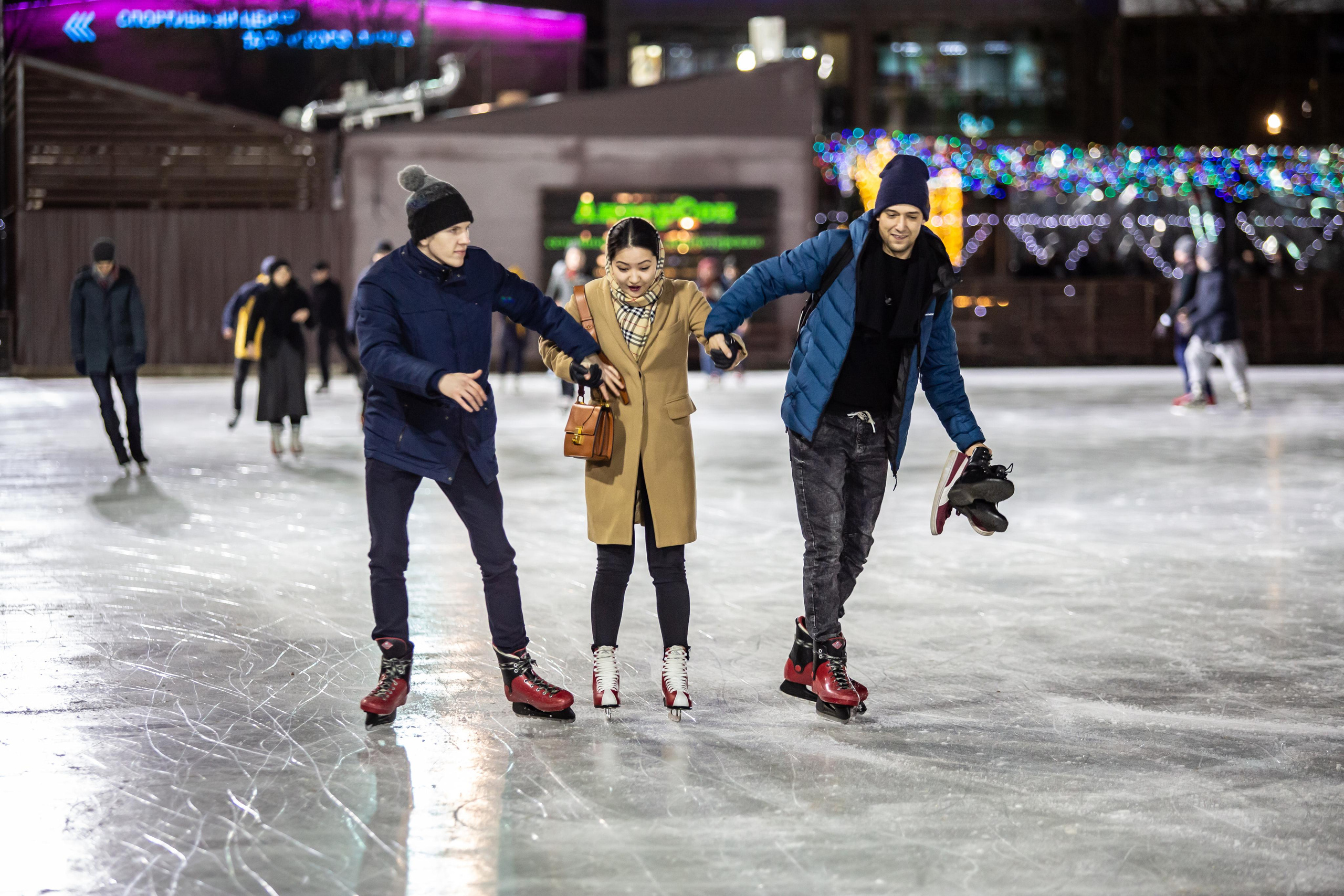 Тимбилдинг на катке. Фотограф Сонкина Татьяна