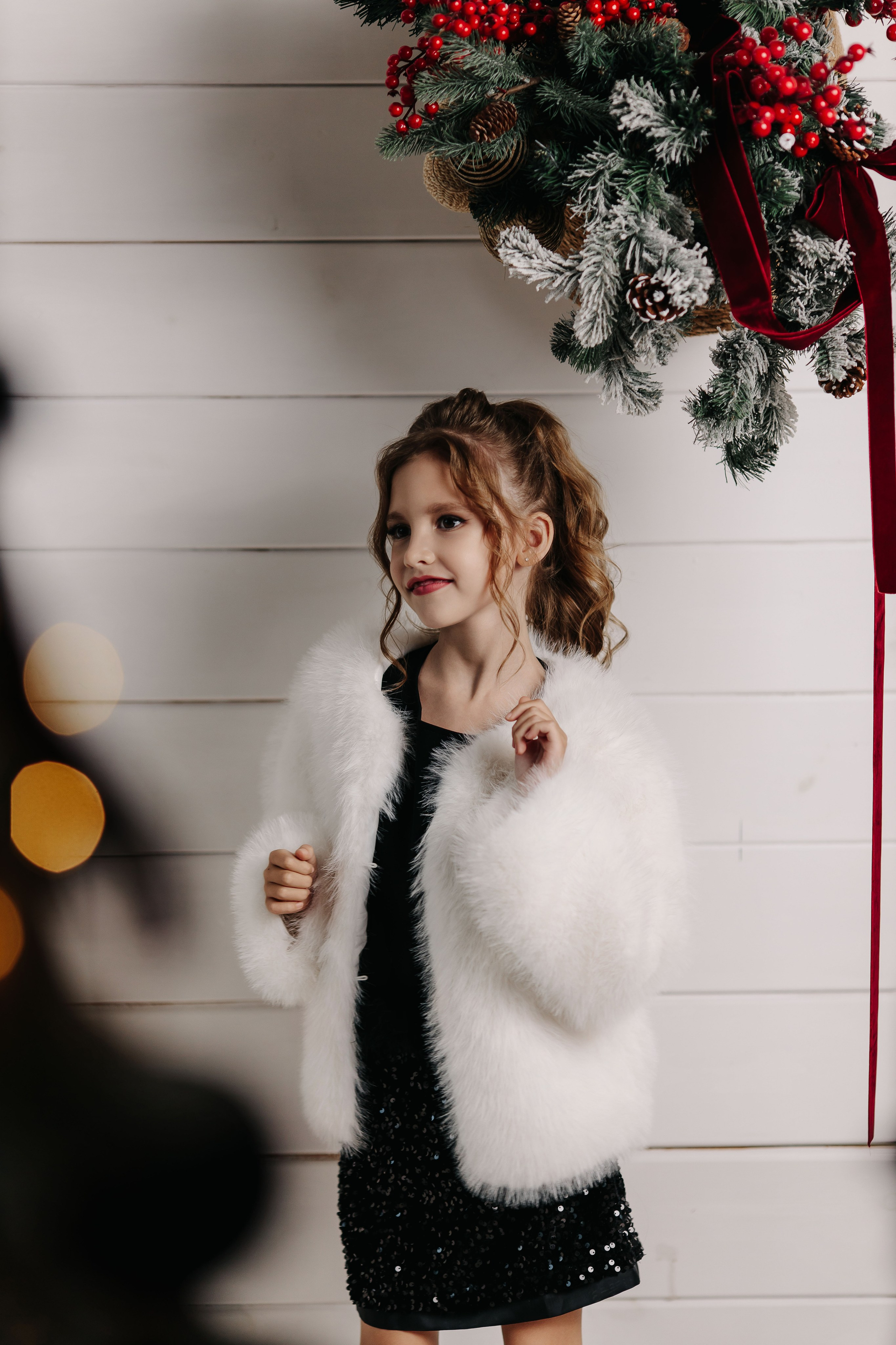 Новогодние портретики с Евой). Семейный и детский фотограф в Пскове и Санкт-Петербурге Яна Калинина
