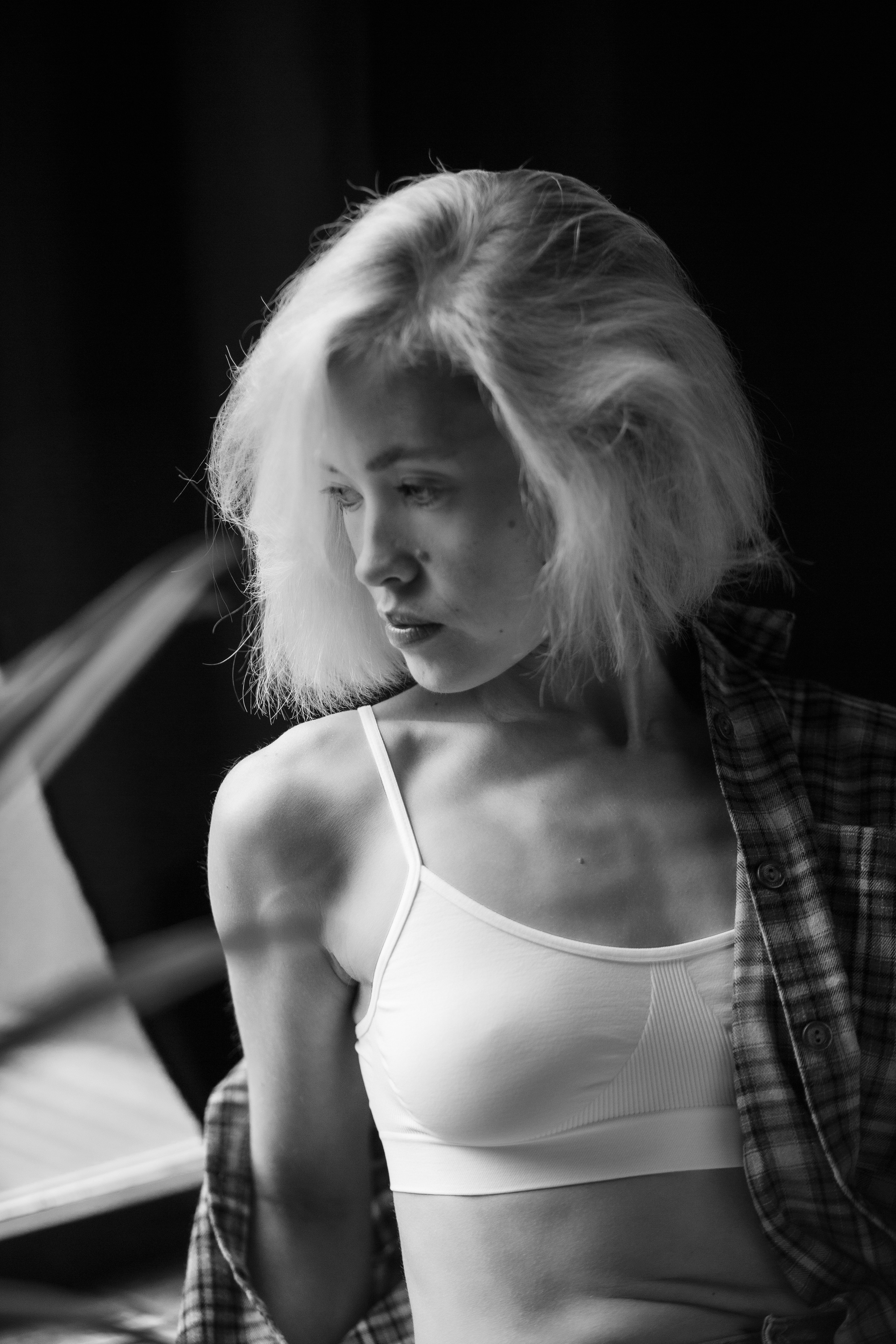 ЧБ портрет. Свадебный и репортажный фотограф в Москве и Московской области