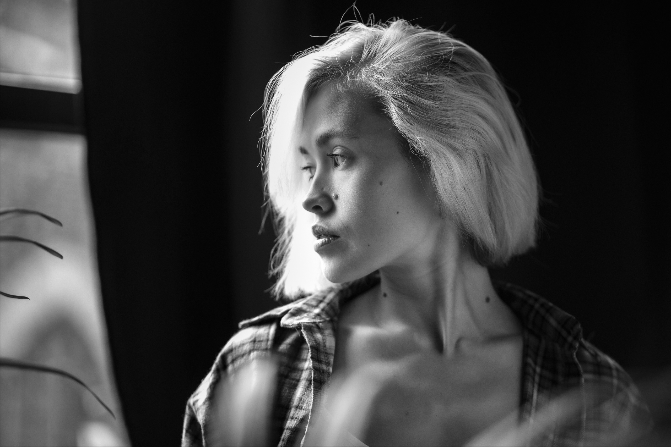 ЧБ портрет. Свадебный и репортажный фотограф в Москве и Московской области