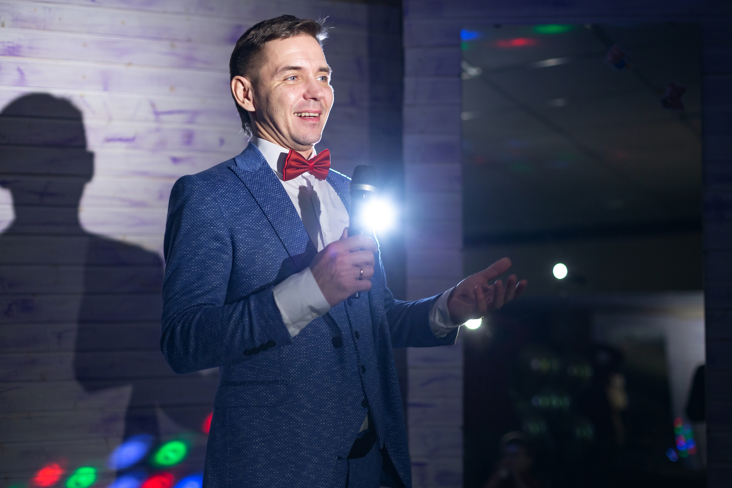 Ведущий мероприятий. Свадебный и репортажный фотограф в Москве и Московской области