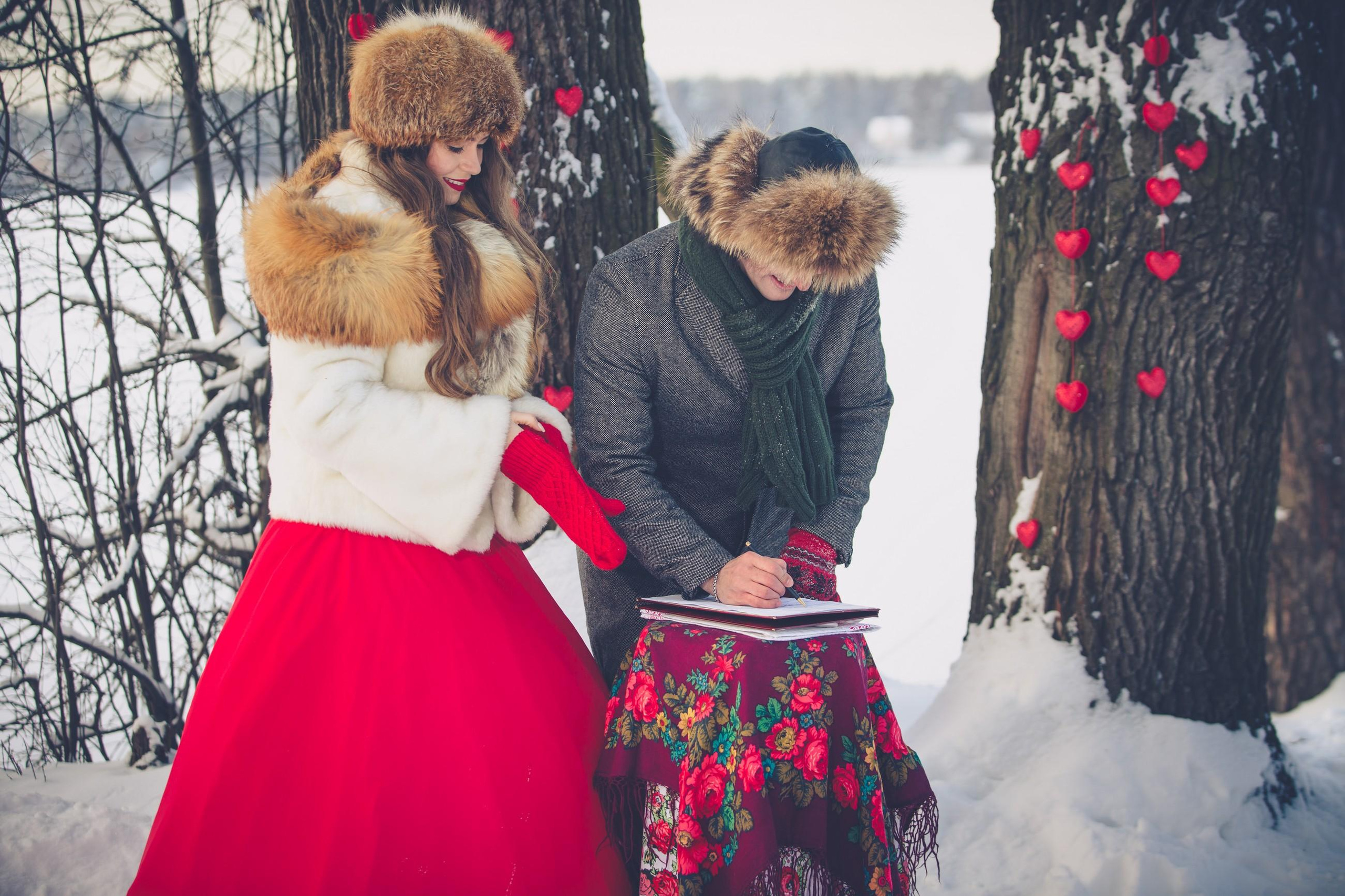 Зимняя история. Свадебный и репортажный фотограф в Москве и Московской области