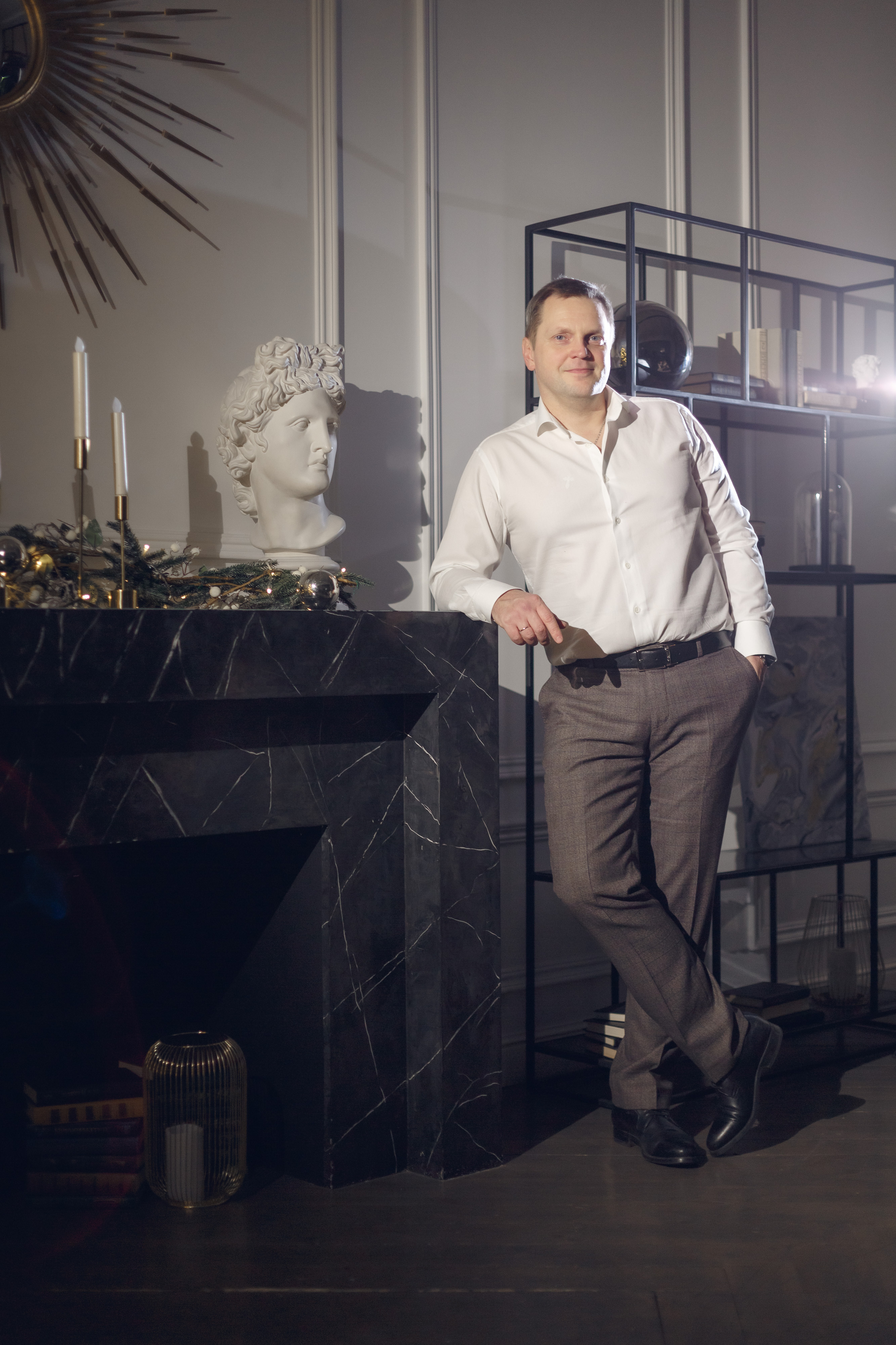 Мужской портрет в студии. Свадебный и репортажный фотограф в Москве и Московской области