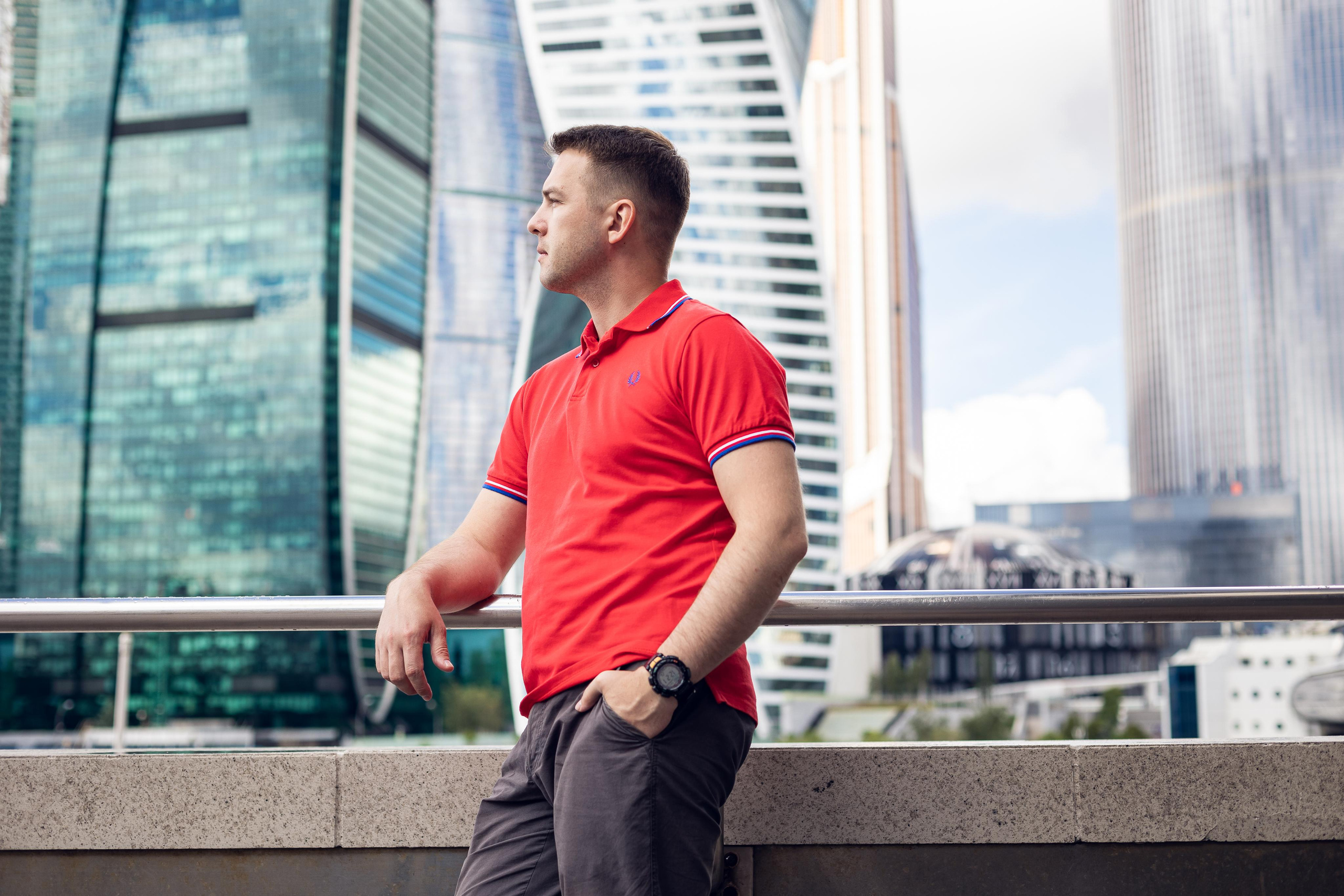 Мужской городской портрет. Свадебный и репортажный фотограф в Москве и Московской области