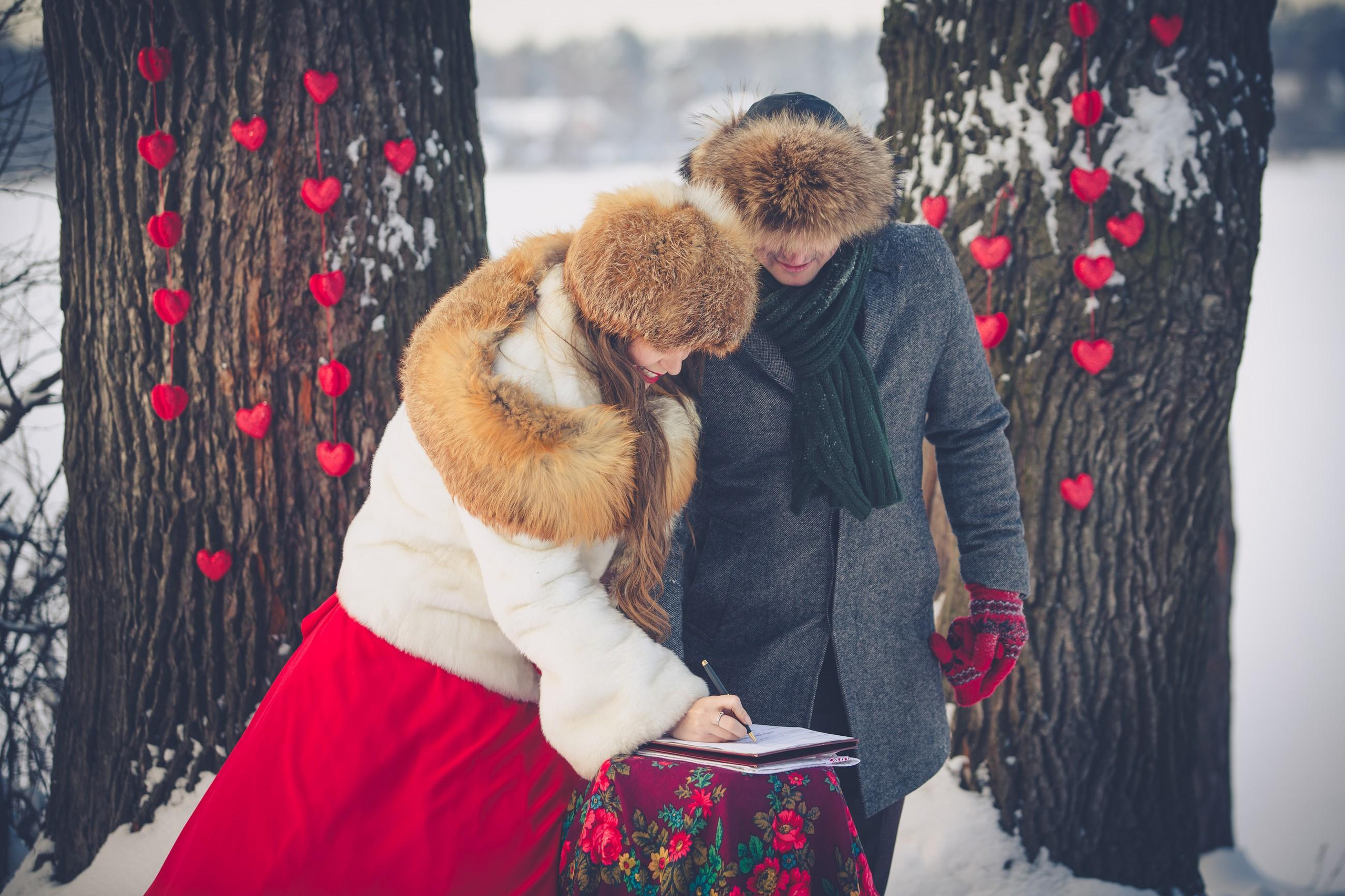 Зимняя история. Свадебный и репортажный фотограф в Москве и Московской области