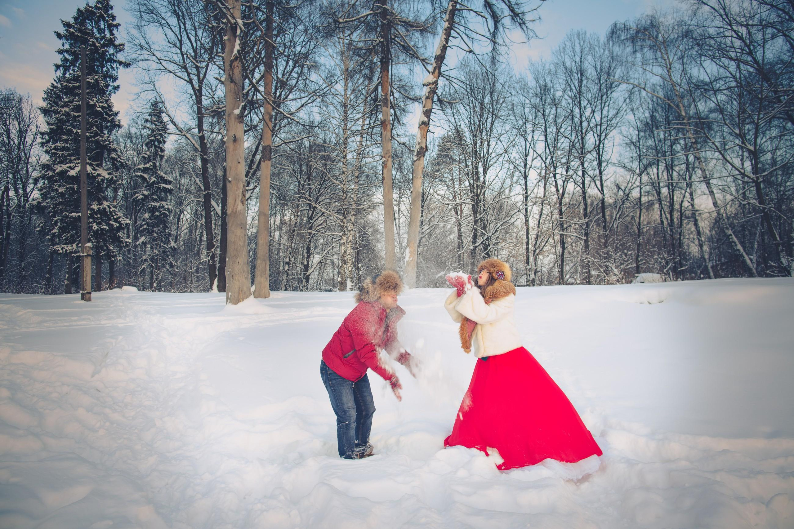 Зимняя история. Свадебный и репортажный фотограф в Москве и Московской области