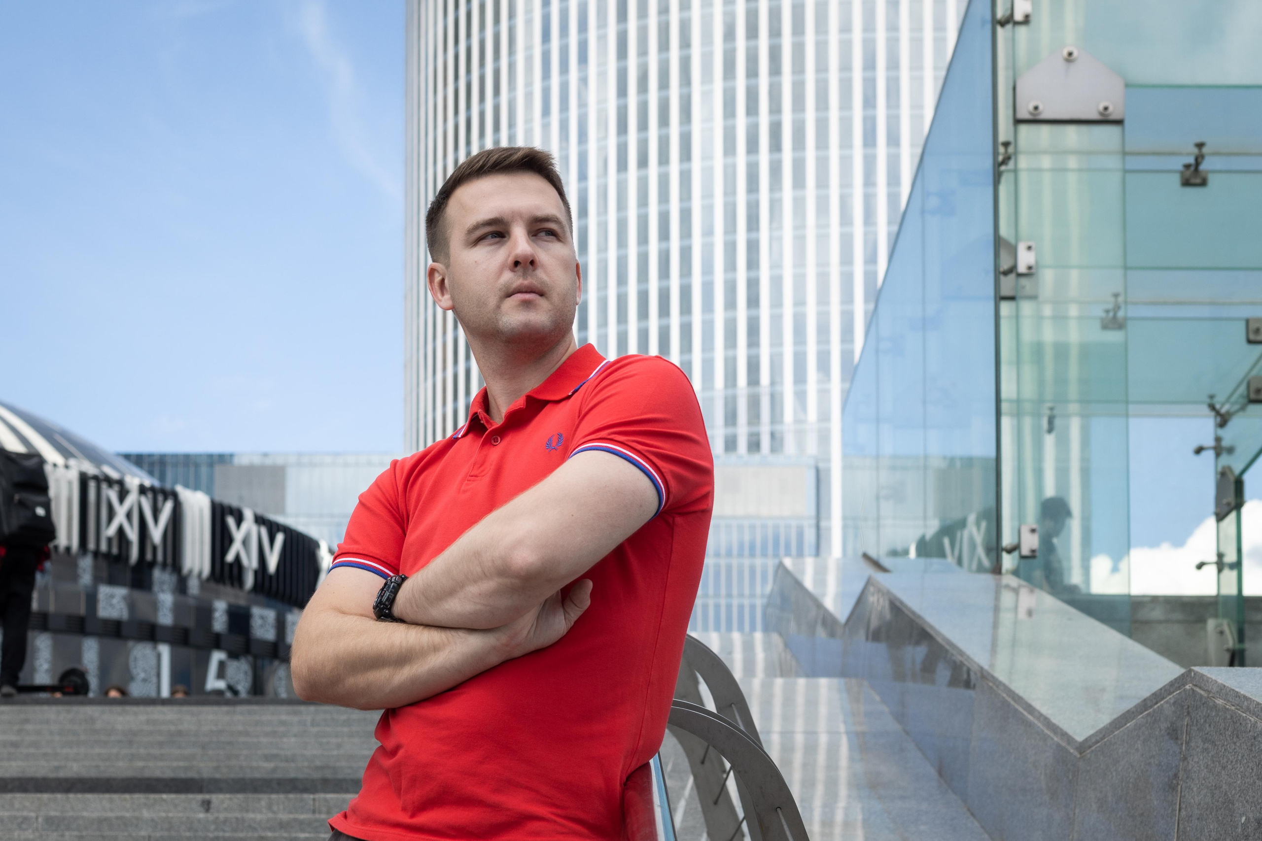 Мужской городской портрет. Свадебный и репортажный фотограф в Москве и Московской области