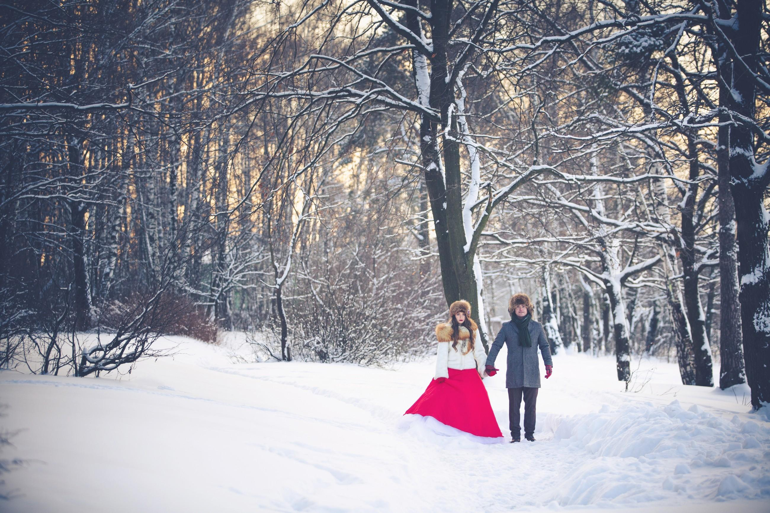 Зимняя история. Свадебный и репортажный фотограф в Москве и Московской области