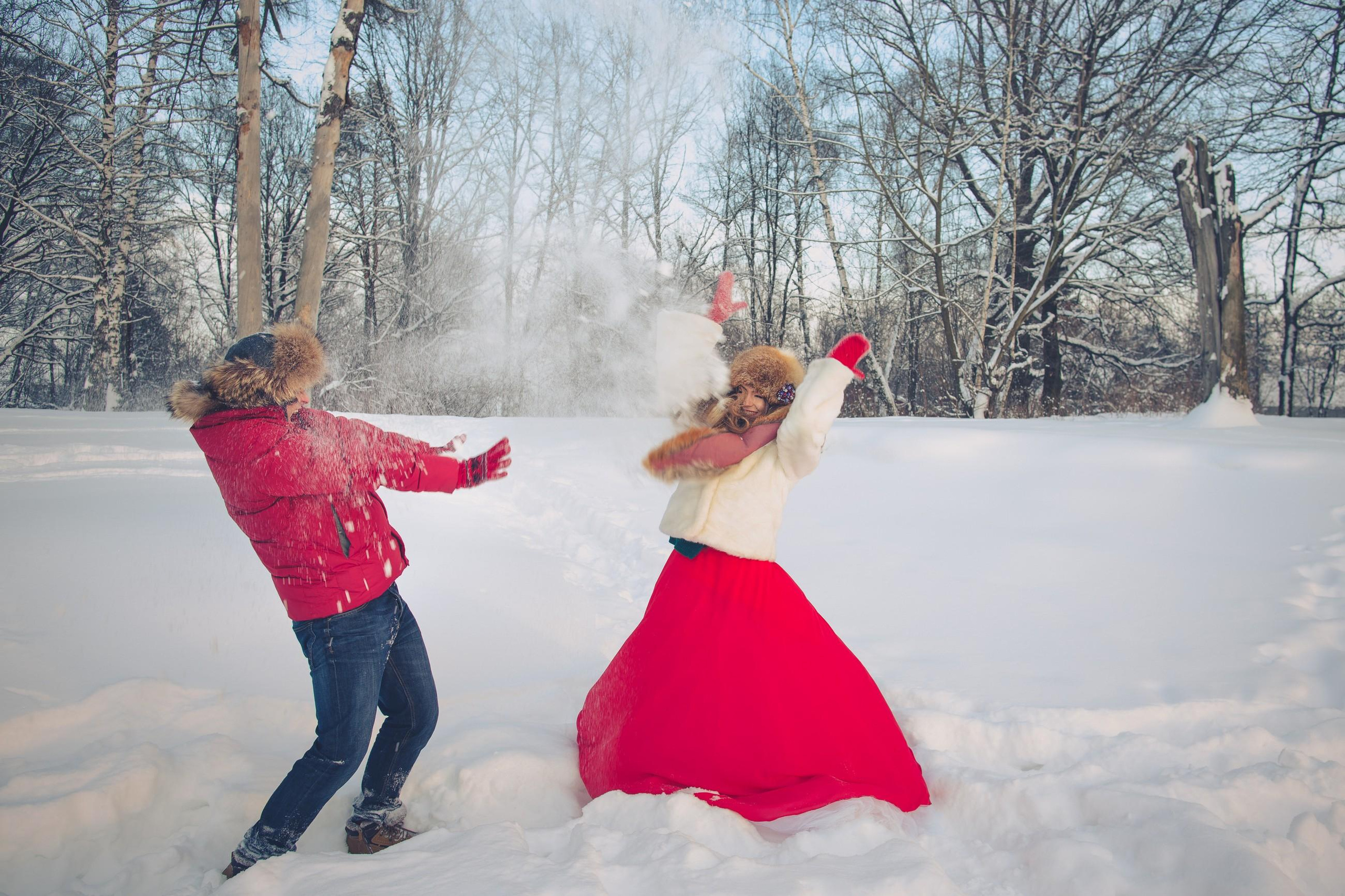 Зимняя история. Свадебный и репортажный фотограф в Москве и Московской области