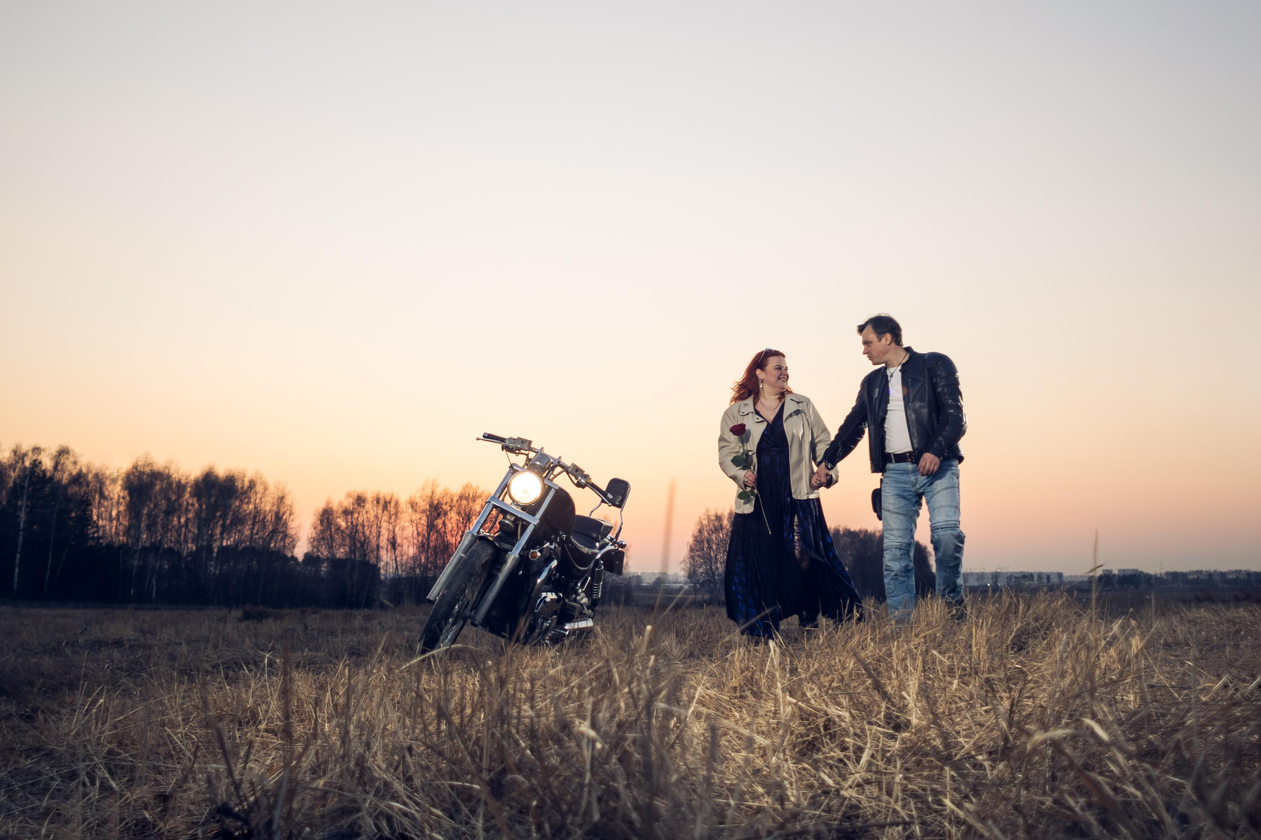 На закате. Свадебный и репортажный фотограф в Москве и Московской области