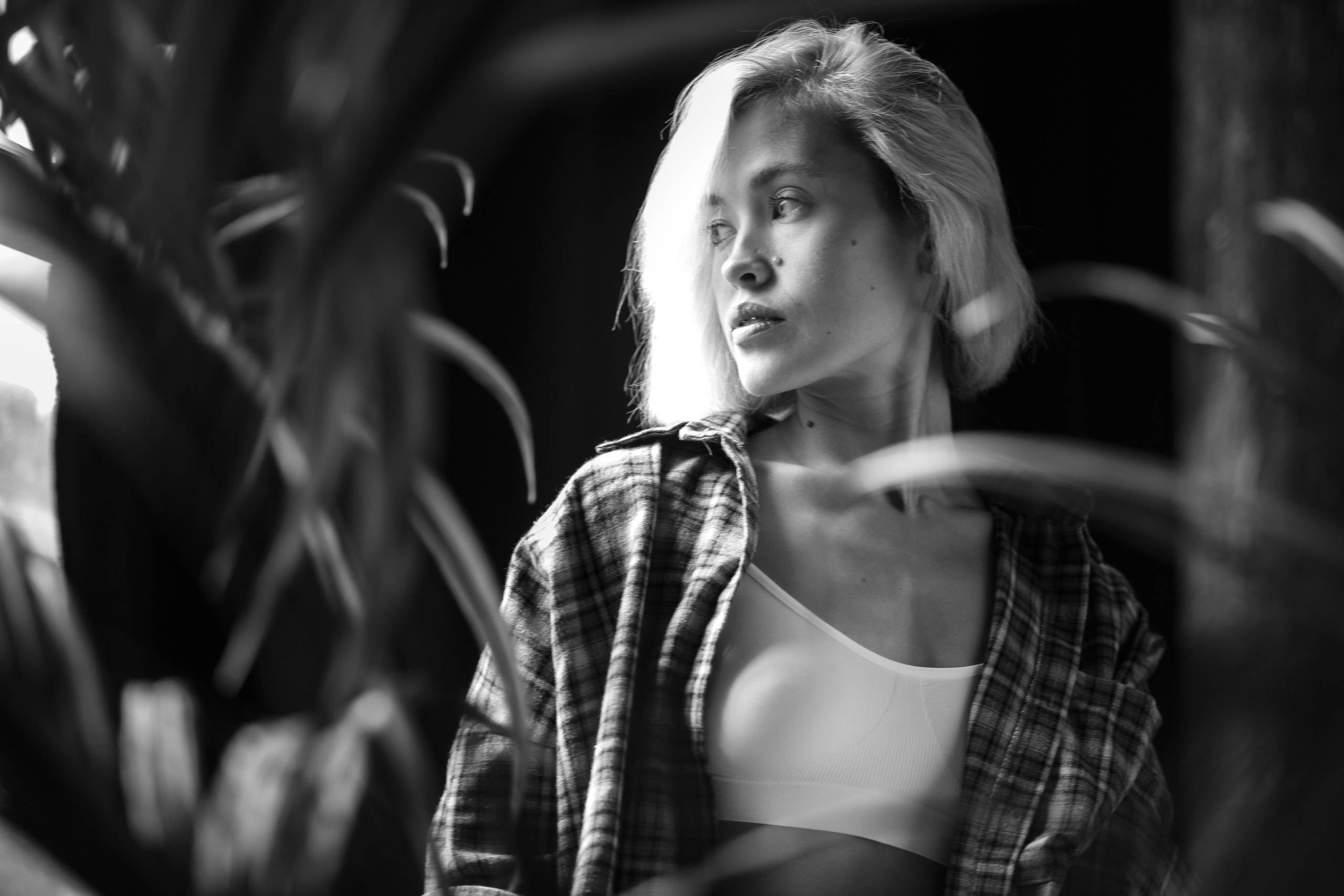 ЧБ портрет. Свадебный и репортажный фотограф в Москве и Московской области