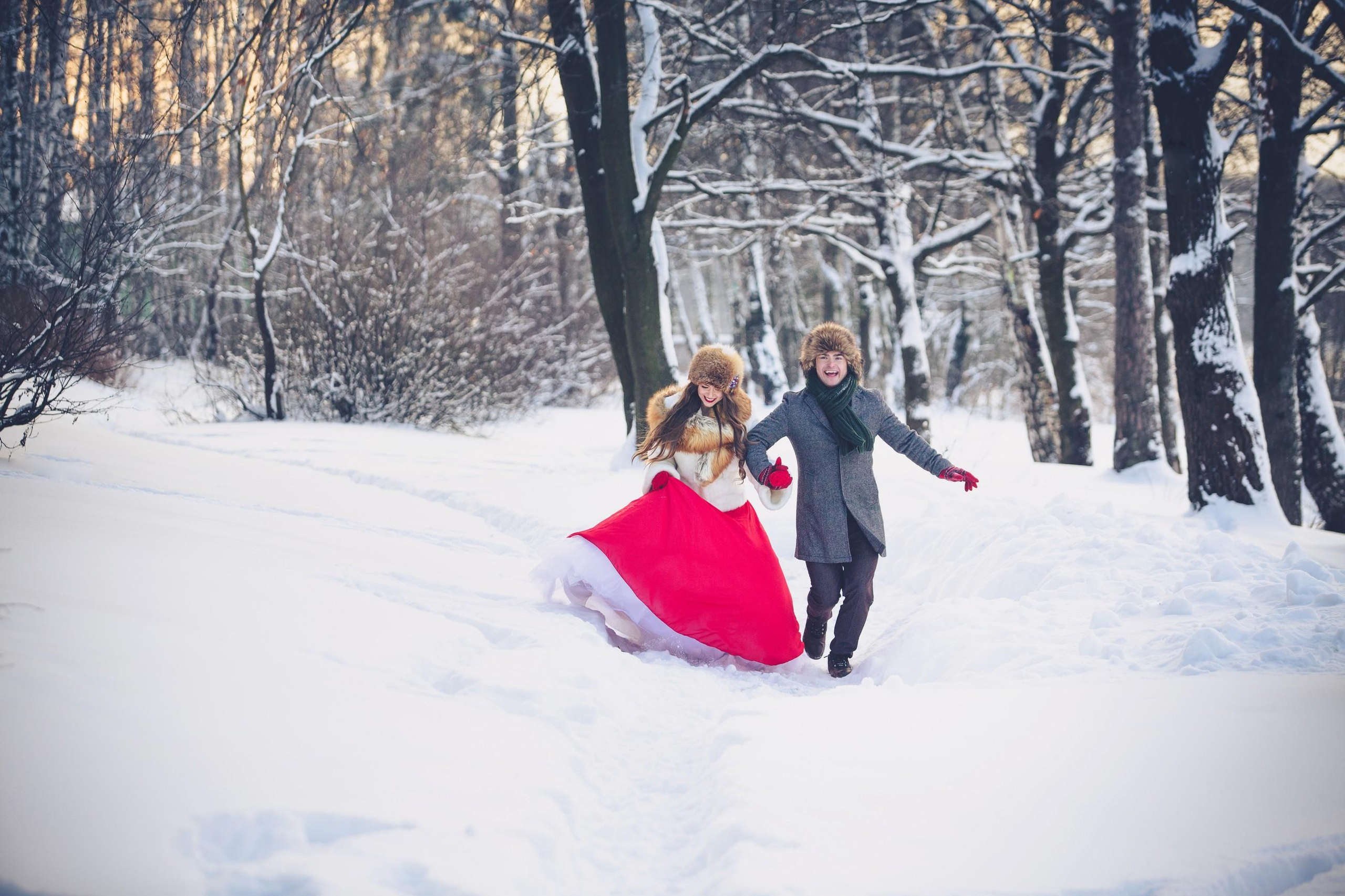 Зимняя история. Свадебный и репортажный фотограф в Москве и Московской области
