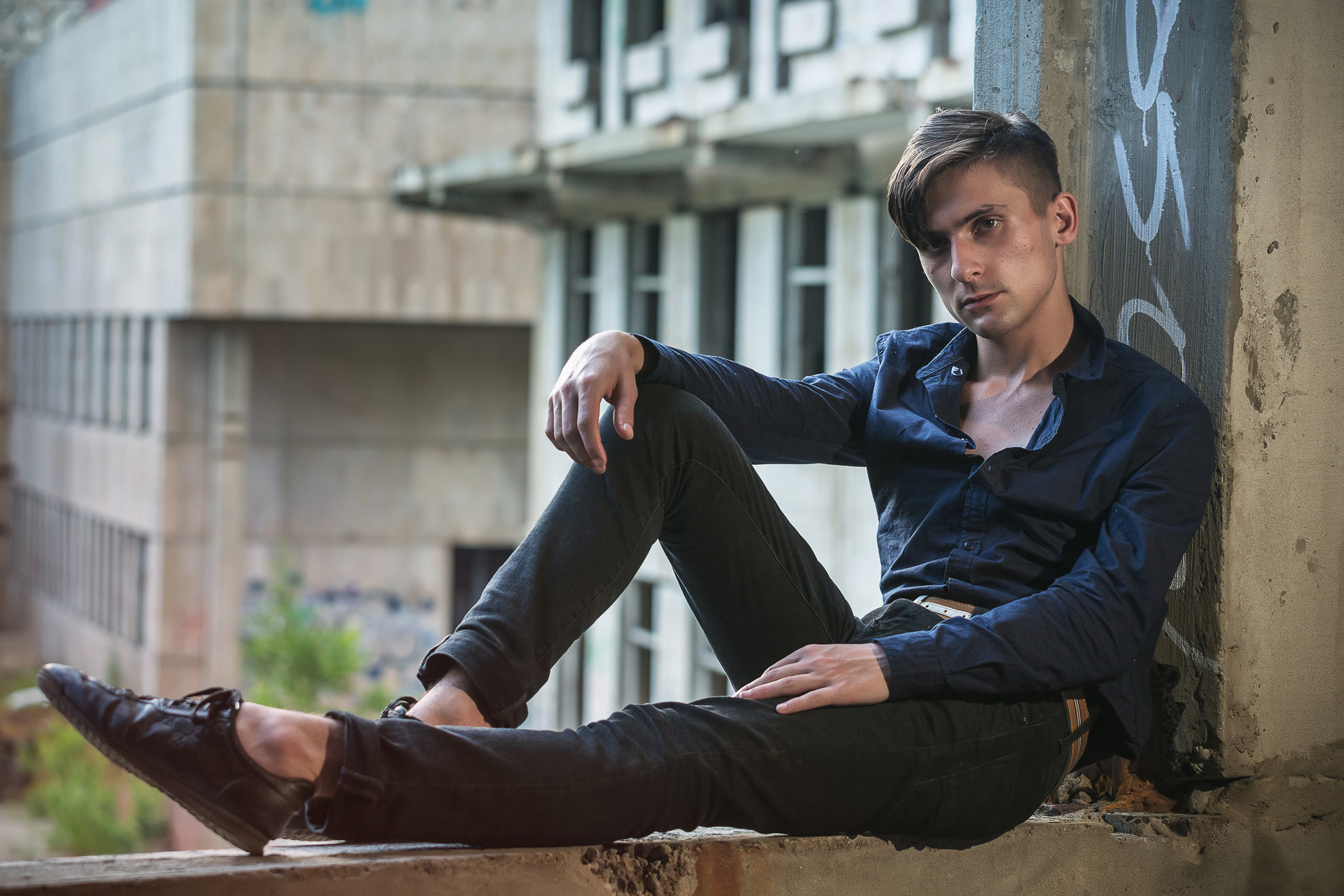 Мужской городской портрет. Свадебный и репортажный фотограф в Москве и Московской области