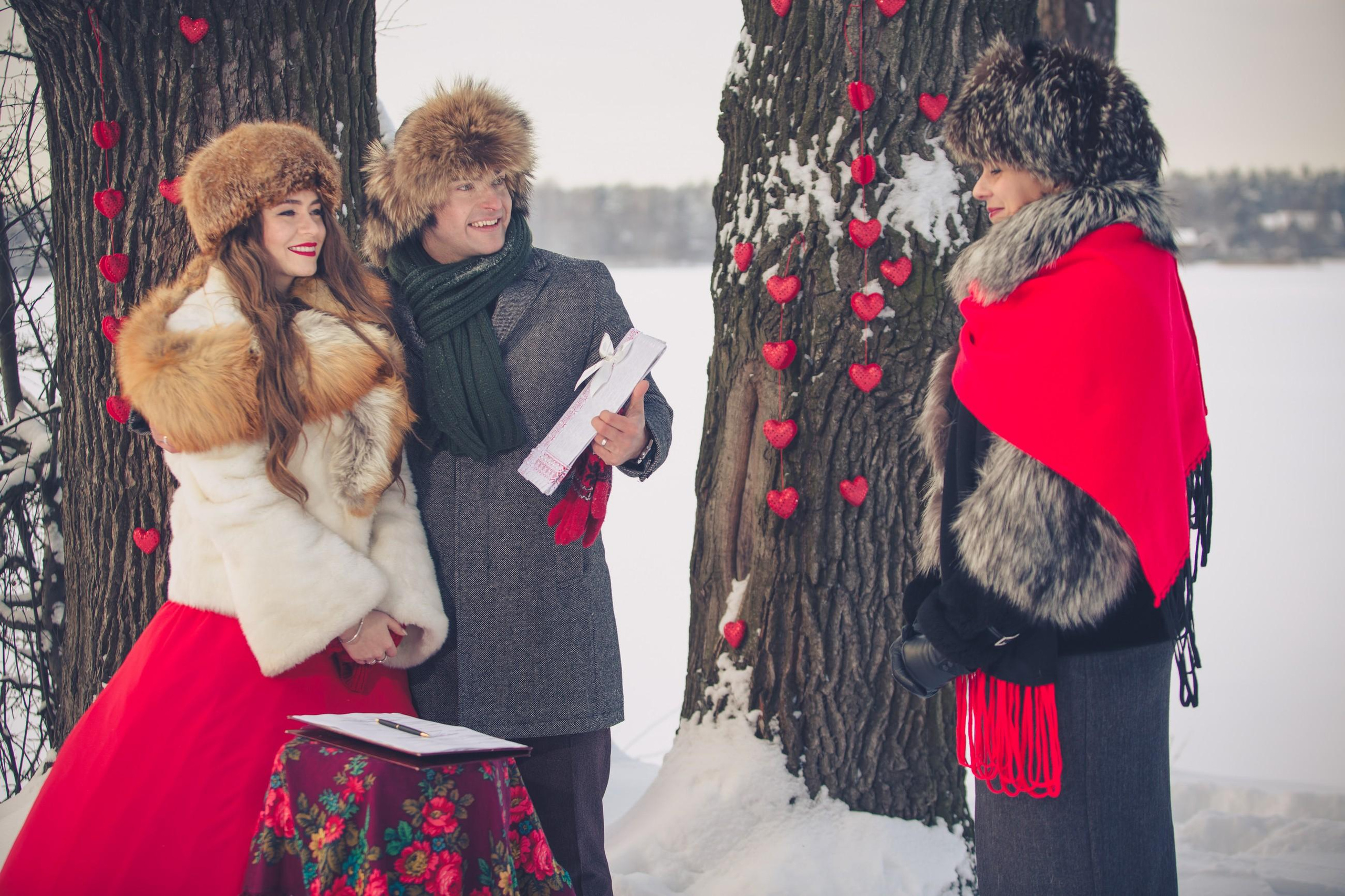 Зимняя история. Свадебный и репортажный фотограф в Москве и Московской области