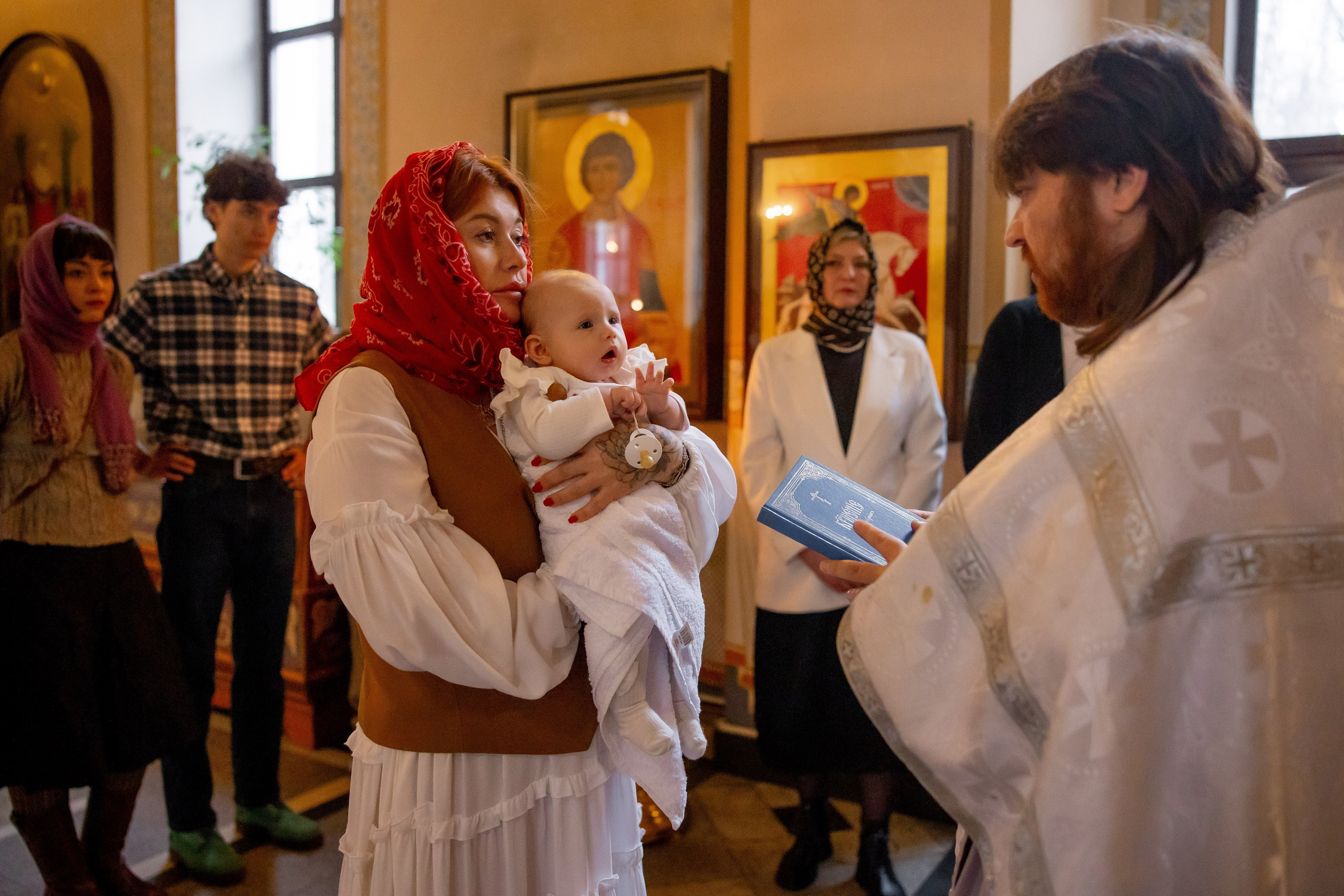 Таинство Крещения. Семейный фотограф в Москве