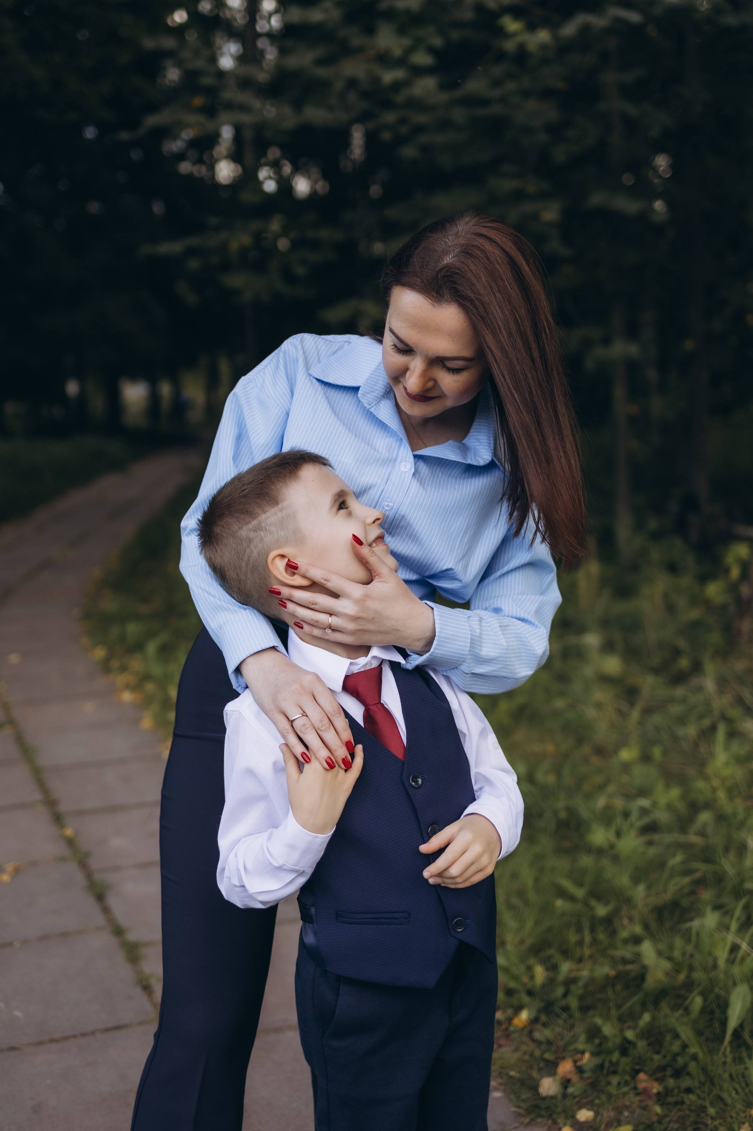 Первая школьная фотография Димули (1.09.2025 г.) г. Обнинск (Калужская обл.). Надежда Стар семейный и церковный фотограф в Жукове и Калужской области