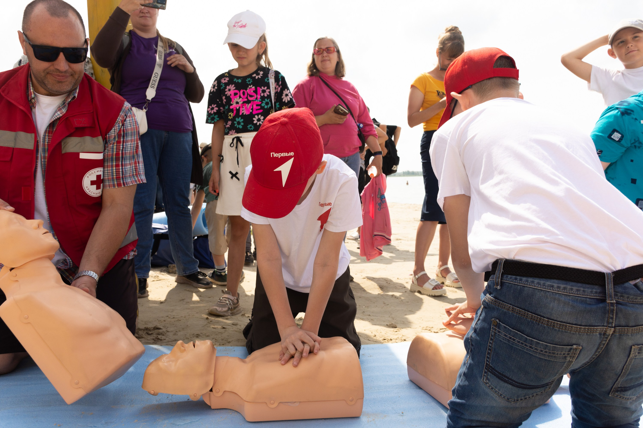 Урок по безопасности на воде (полный альбом). Фотограф Максим Буряк