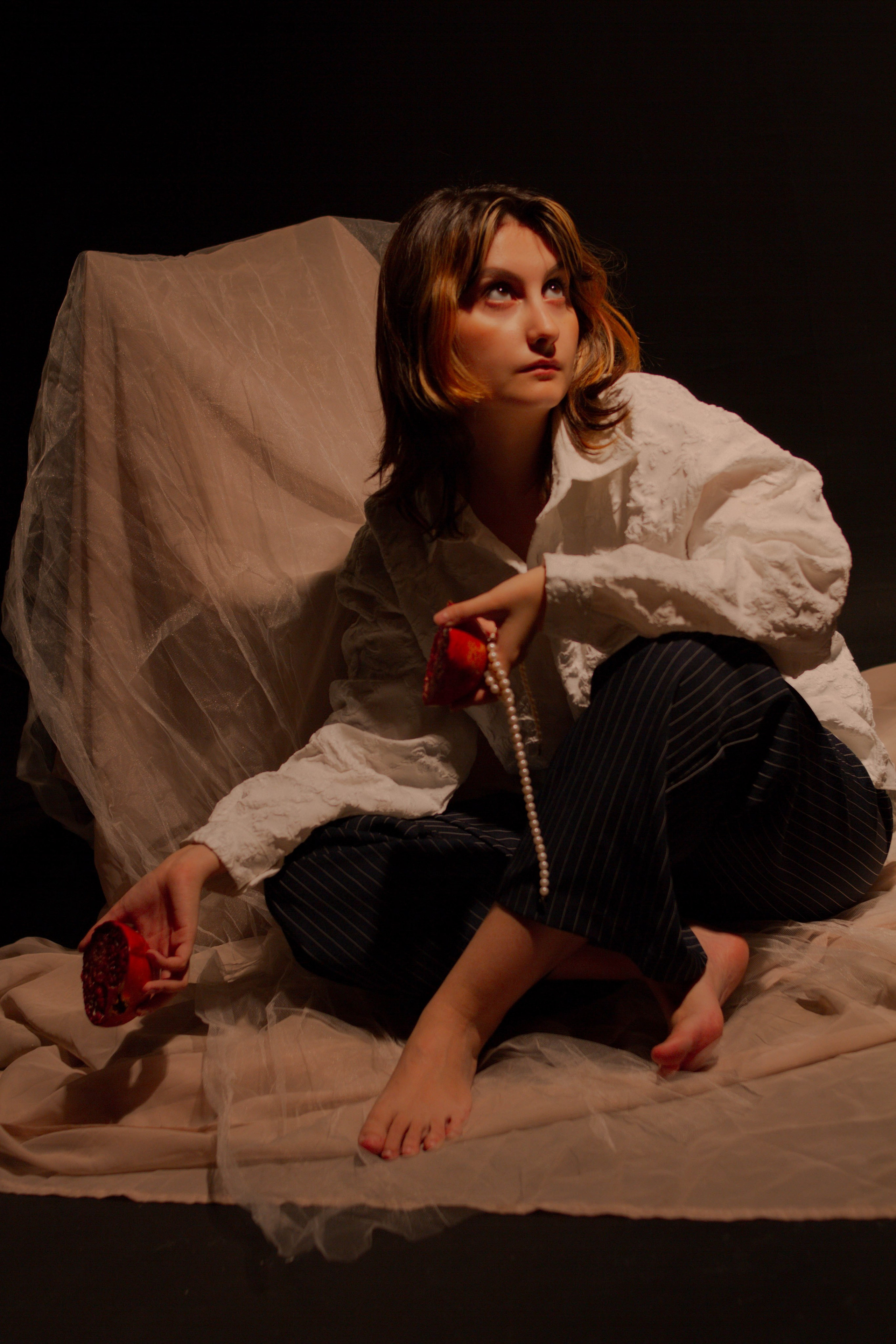 Гранат и жемчуг. Создадим шедевр? Виталина и её фотоискусство