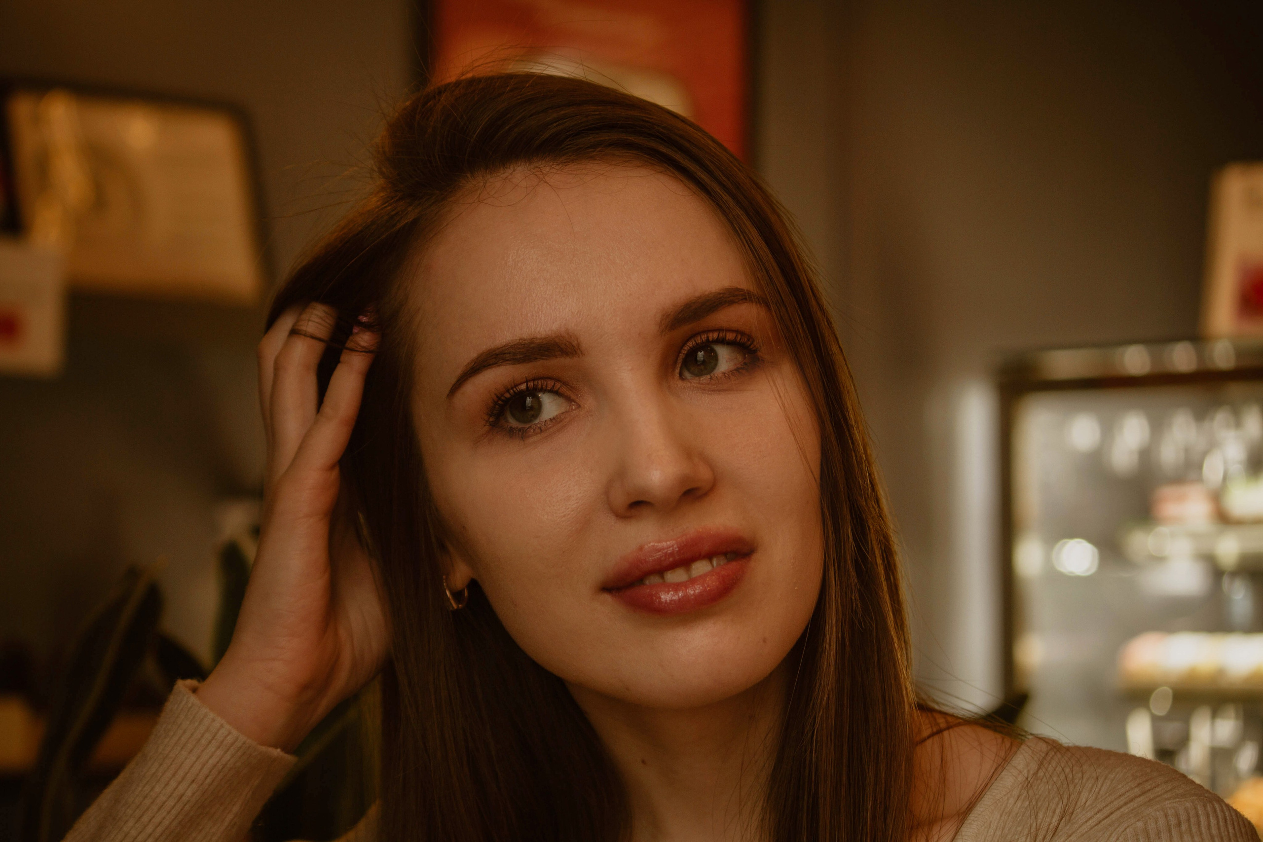 В кафе. Создадим шедевр? Виталина и её фотоискусство