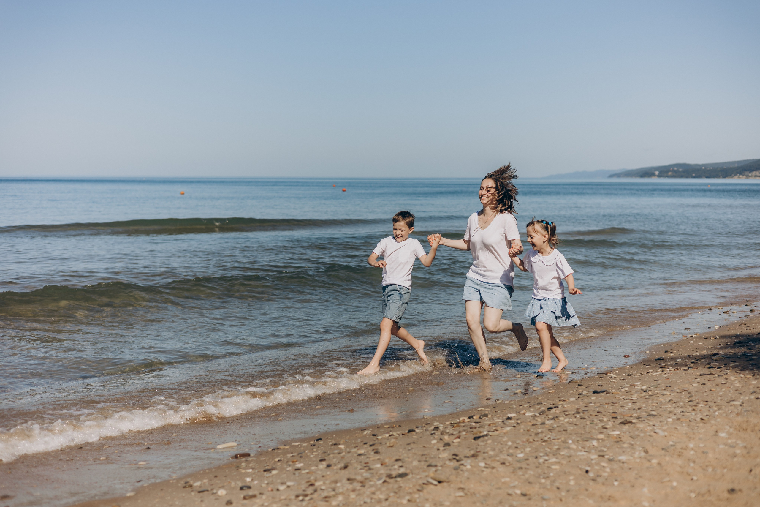 Сергей, Мария, Марк, Кира и Герман