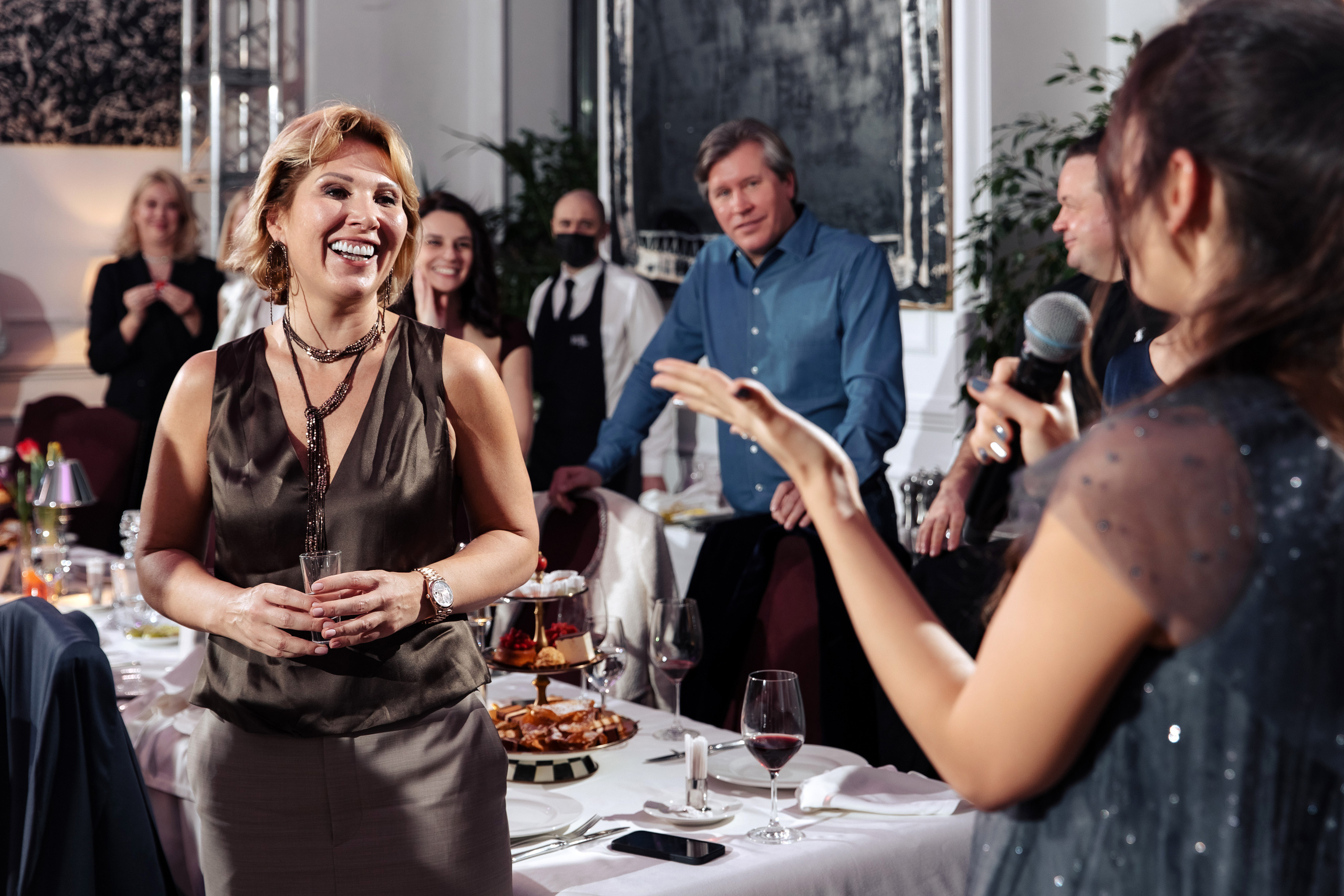 Ресторан BOLSHOI. Юбилей. Свадебный репортажный фотограф в Москве