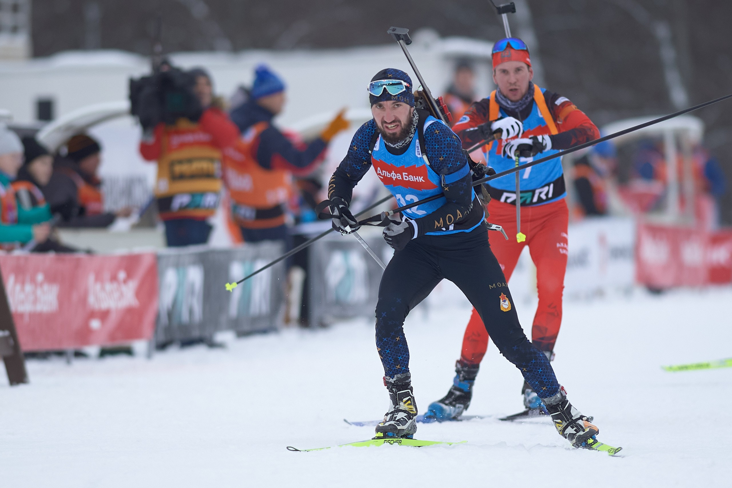 Биатлон. Чемпионат России — 2024/2025, 3-й этап, Ижевск. Ижевская винтовка. Спортивный репортажный фотограф в Ижевске Сергей Мерзляков