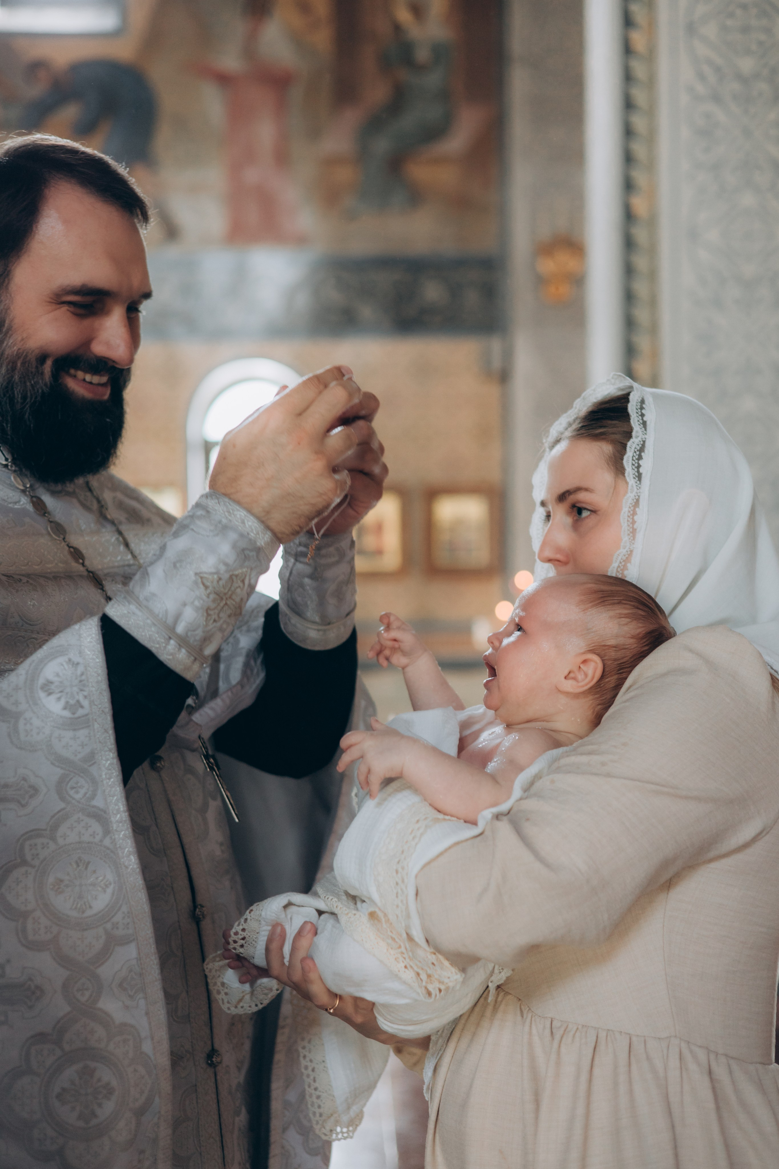 Фотосъемка таинства крещения. Семейный фотограф Нижний Новгород Мария Воробьева