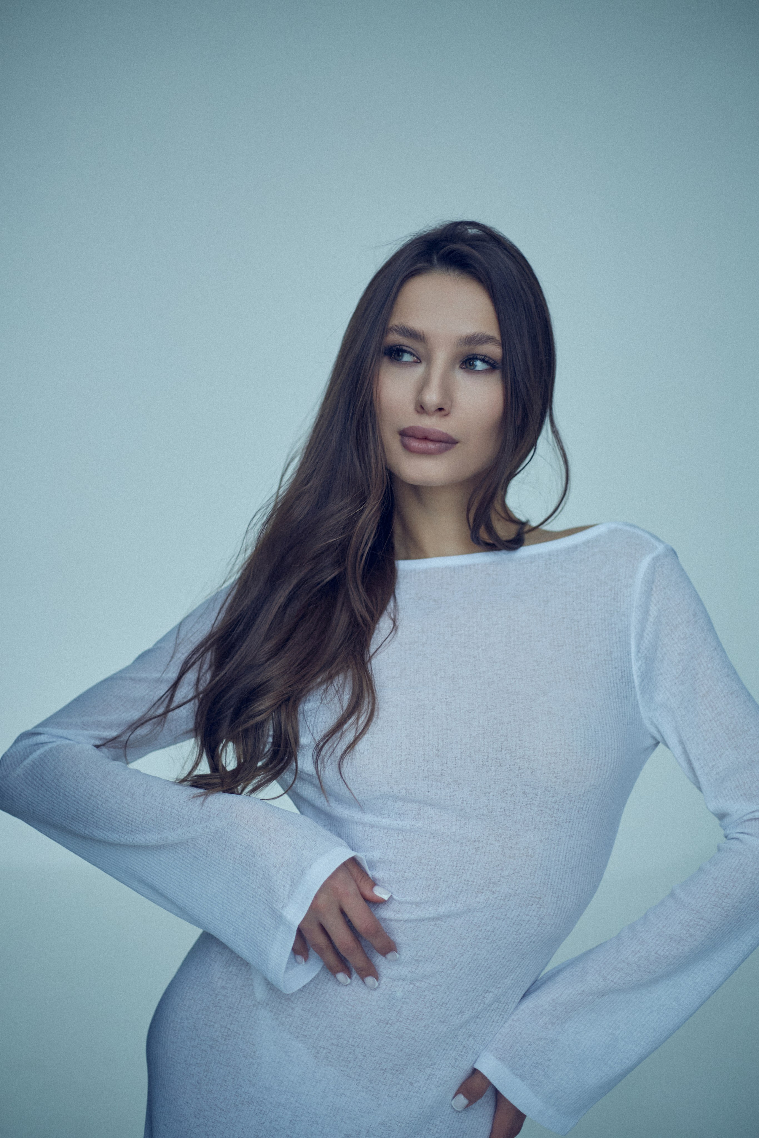 фотосессия для девушки в студии