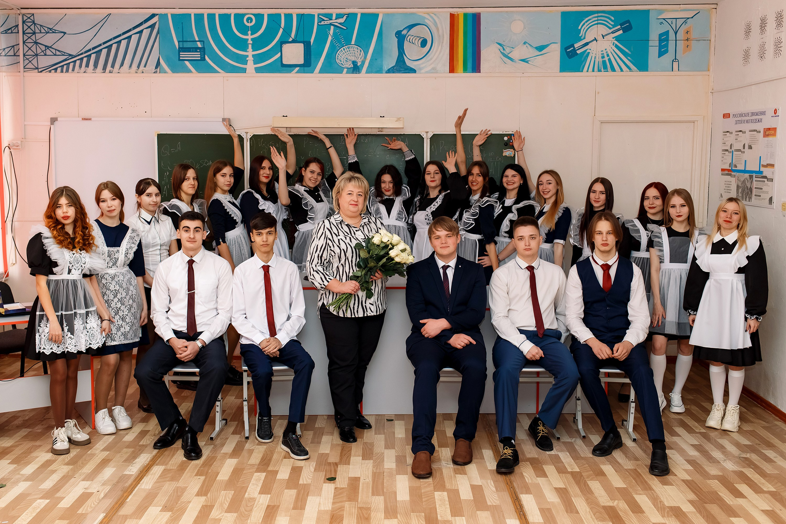 11 класс с. Барабаш. Фотограф Любовь Корниенко, Примоский край