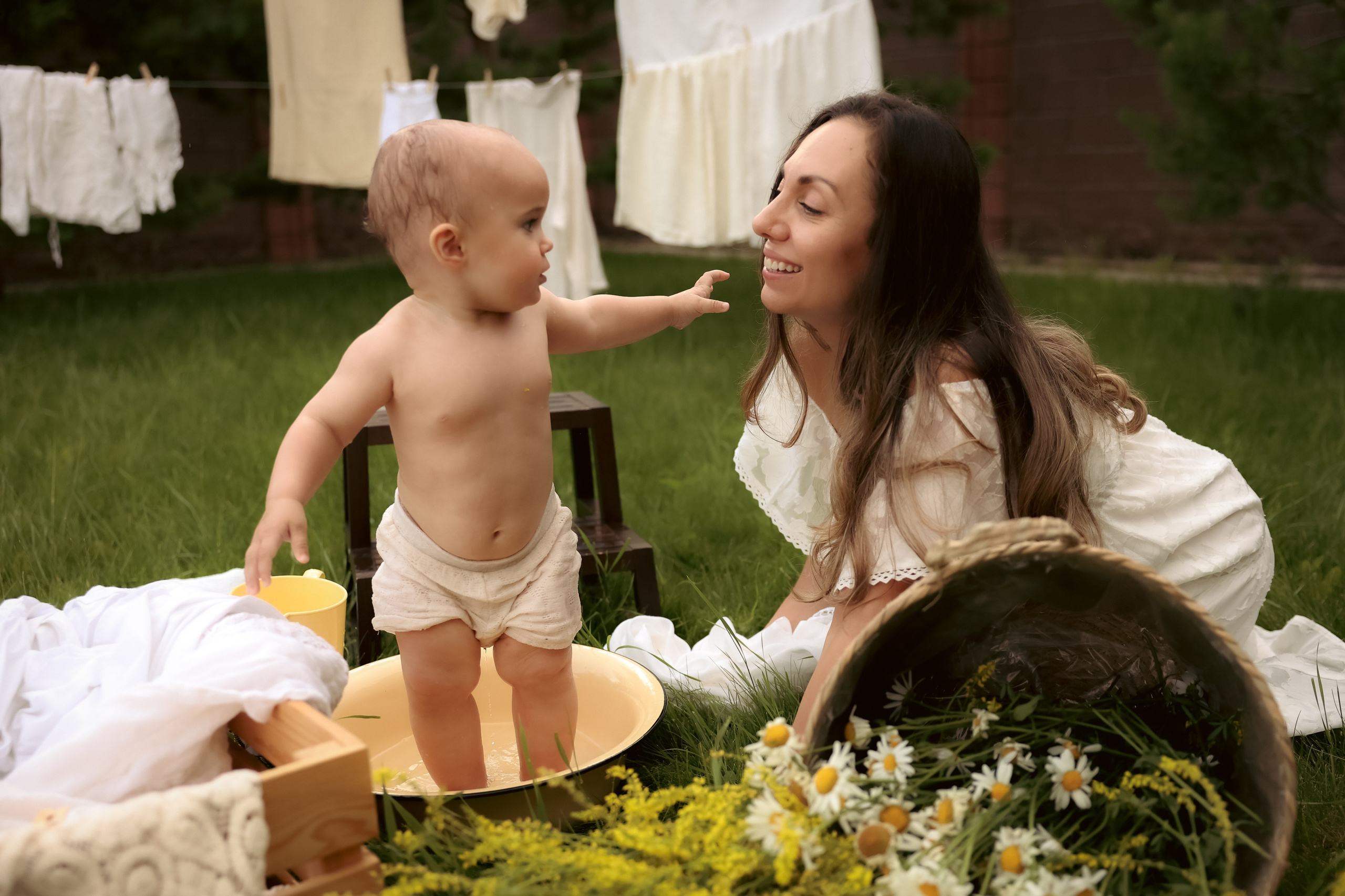 Большая стирка. Ваш семейный newborn и lifestyle фотограф в СПБ Наталья Журавлева