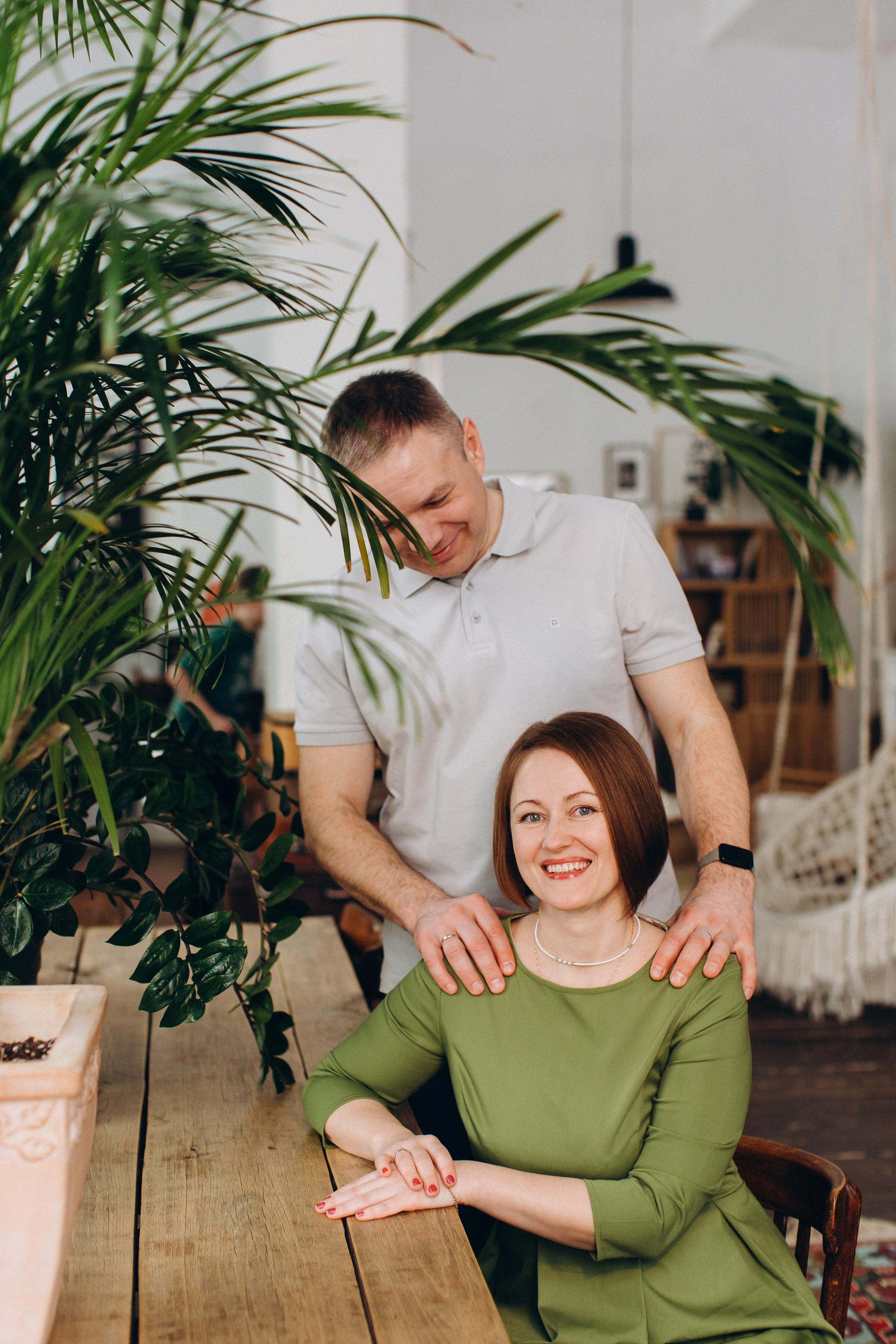 Семейная фотосессия в студии для Елены и ее семьи. Семейный, детский и школьный фотограф в Москве Рудницкая Анна